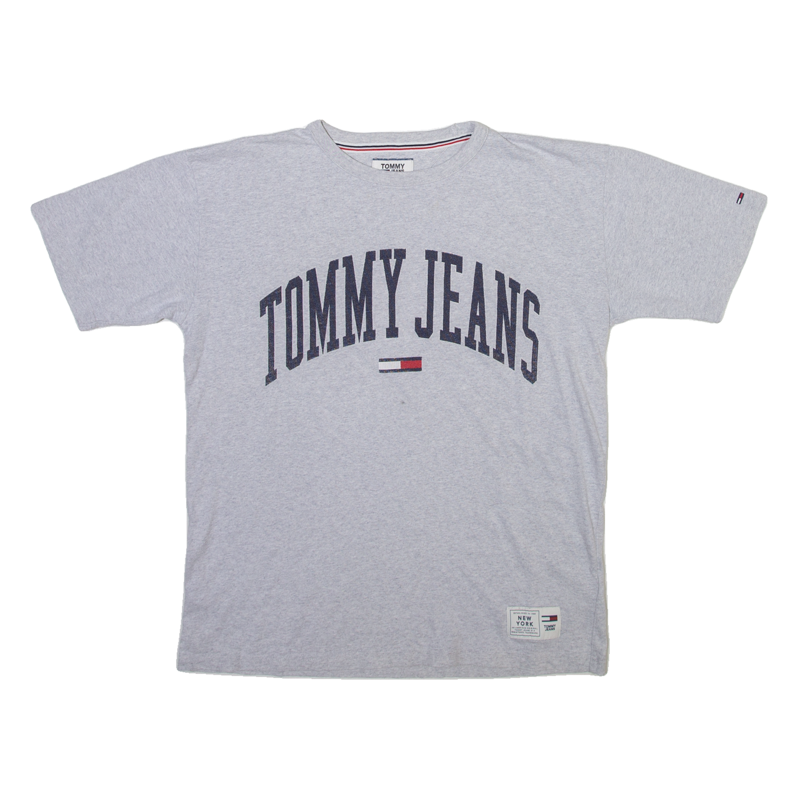 TOMMY JEANS Mens T-Shirt Grey S Refurbished - N/A refurbished available on Cerqular