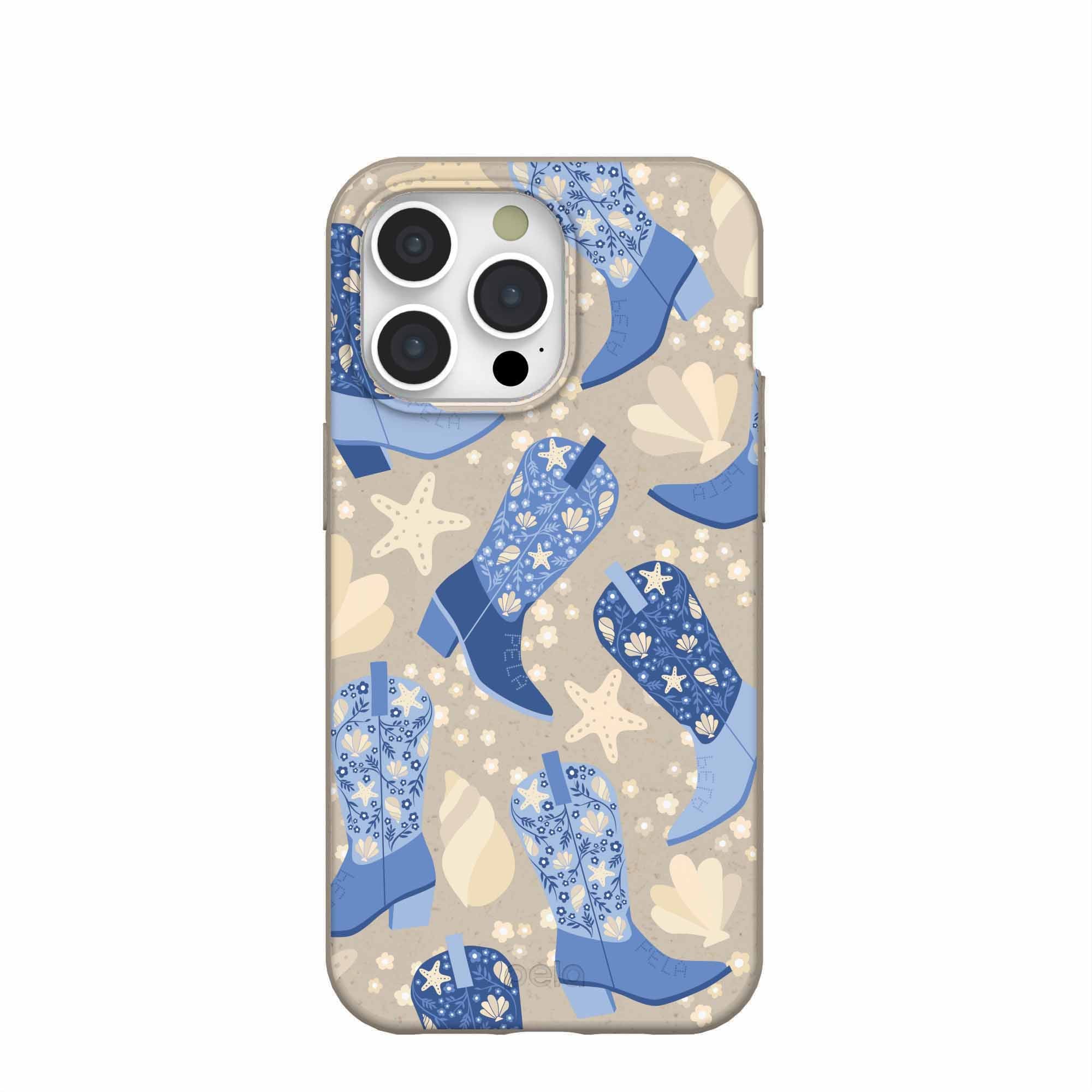 London Fog Shells and Boots iPhone 15 Pro Max Case Refurbished - Pela Case refurbished available on Cerqular