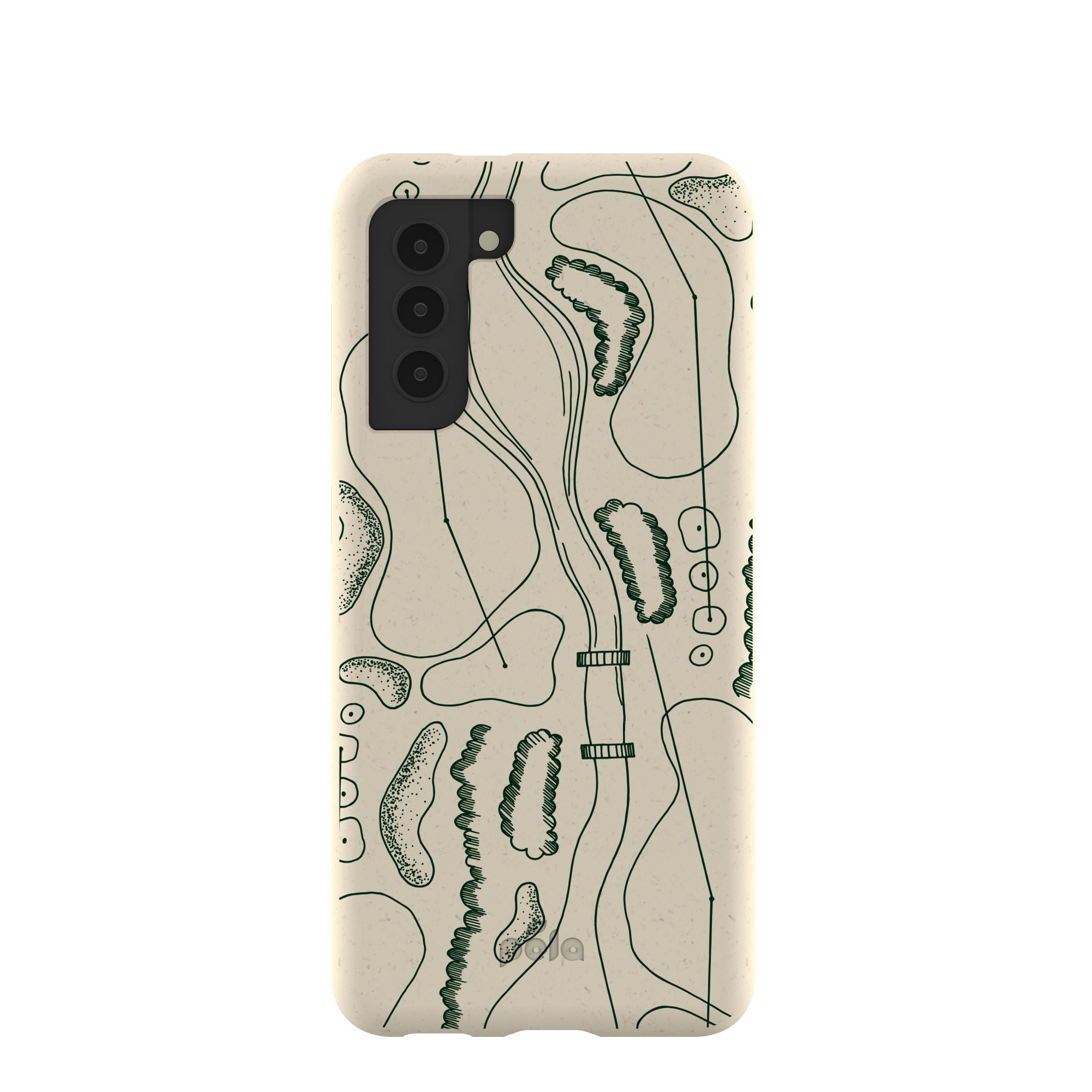 London Fog Golf Course Samsung Galaxy S21 Case Refurbished - Pela Case refurbished available on Cerqular