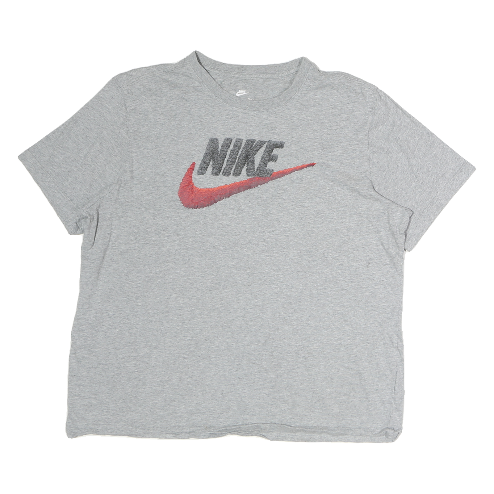 Buy NIKE Mens Grey Red Graphic T-Shirt L Short Sleeve Crew Neck Casual Sportswear Refurbished - $16.89 NIKE Mens Grey Red Graphic T-Shirt L Short Sleeve Crew Neck Casual Sportswear Refurbished - N/A refurbished available on Cerqular