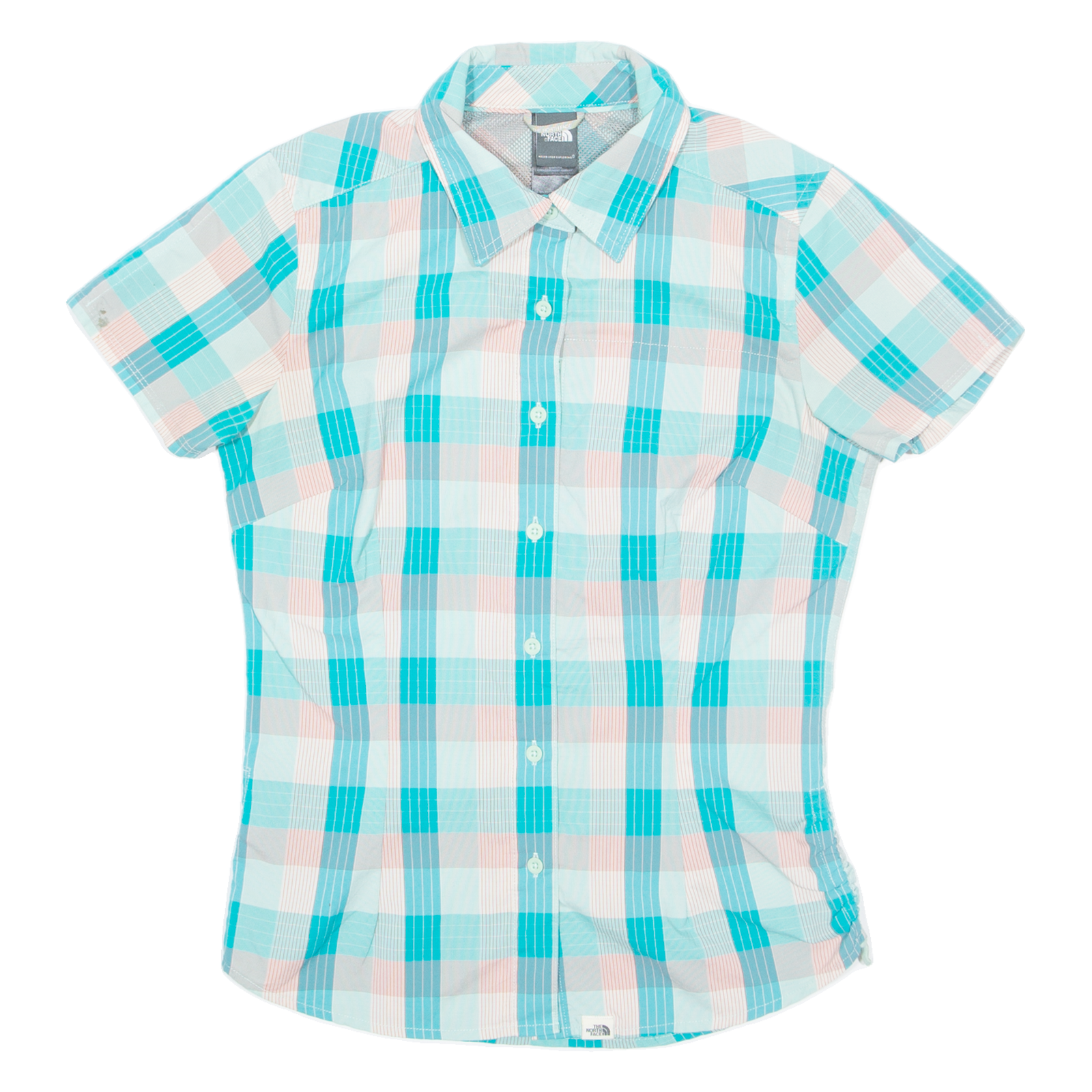 THE NORTH FACE Womens Shirt Blue Check S Refurbished - N/A refurbished available on Cerqular