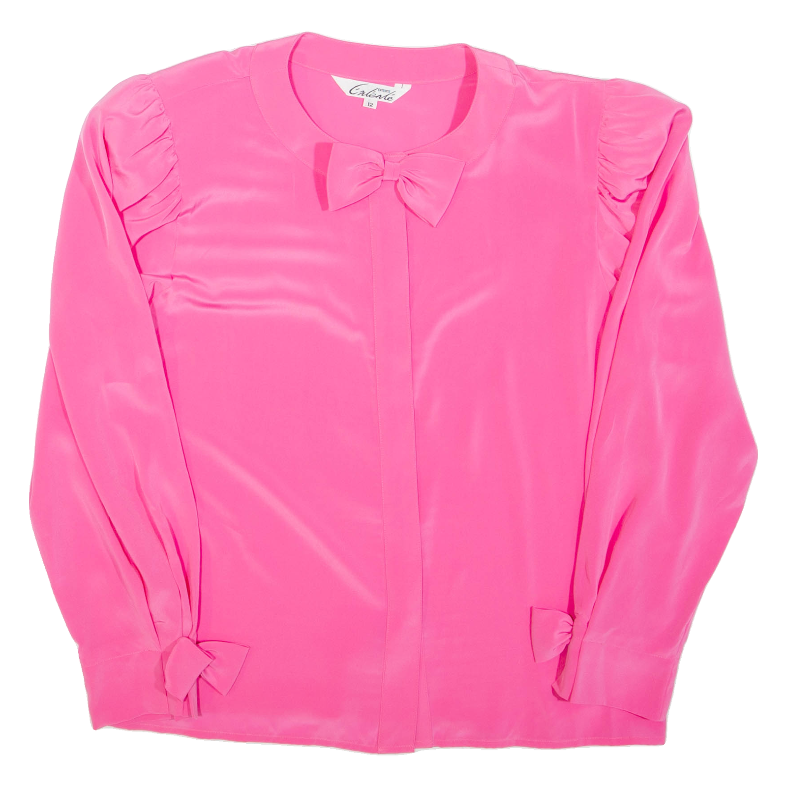 Womens Blouse Pink High Neck Long Sleeve XL Refurbished - N/A refurbished available on Cerqular