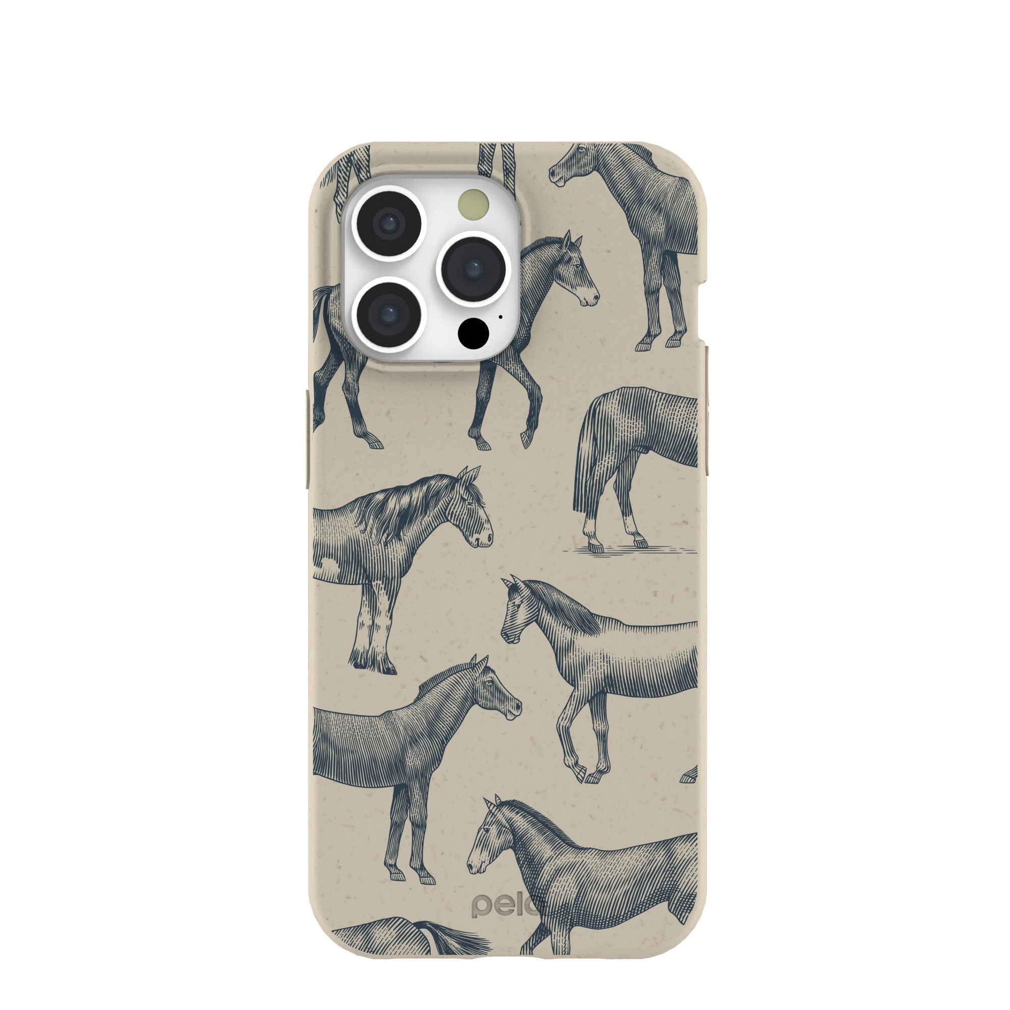 London Fog Vintage Gallop iPhone 15 Pro Max Case Refurbished - Pela Case refurbished available on Cerqular