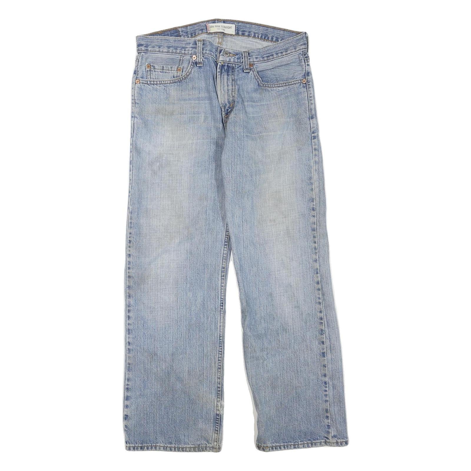 LEVI'S Womens 529 Regular Straight Denim Light Blue W31 L30 Classic Fit Zip Fly Refurbished - N/A refurbished available on Cerqular