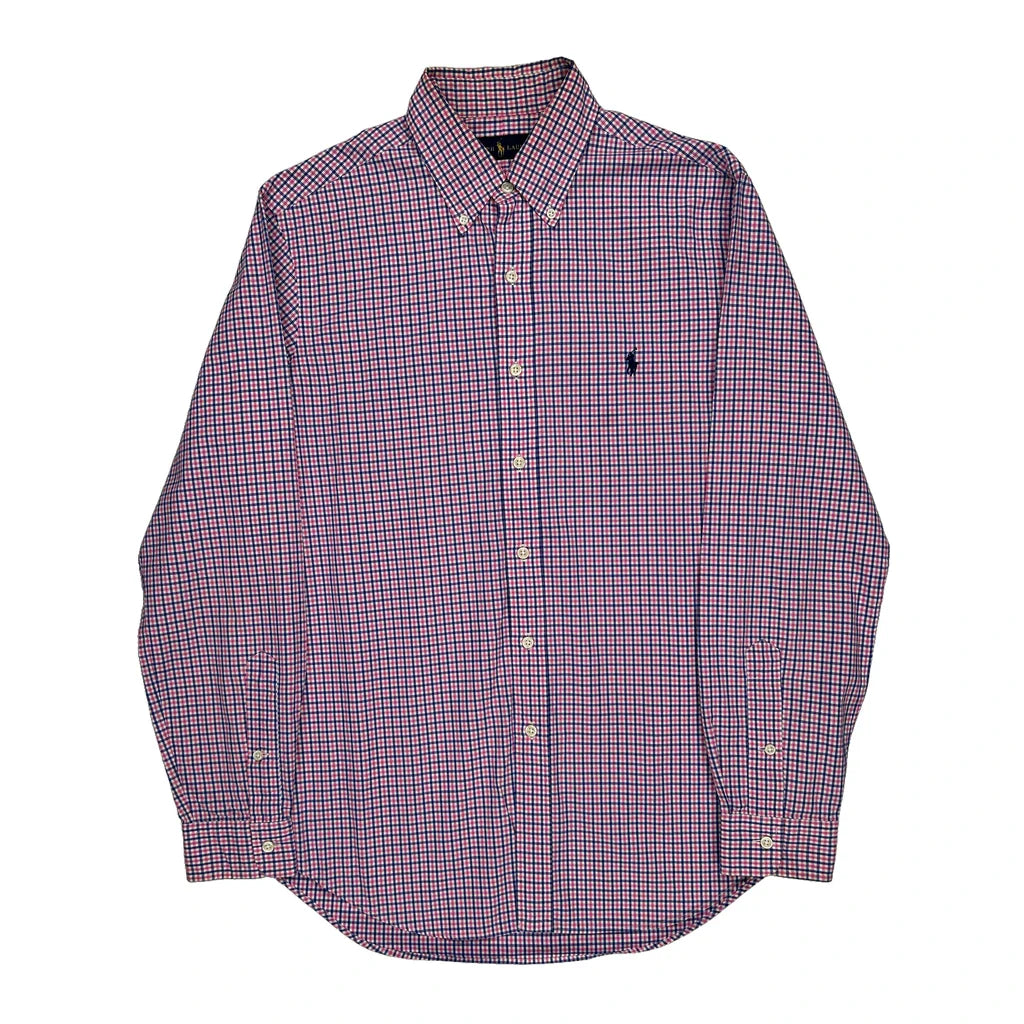 Ralph Lauren Checked Shirt - Medium Multicoloured Cotton Refurbished - Thrifted (note: this is a term often used to describe second- refurbished available on Cerqular