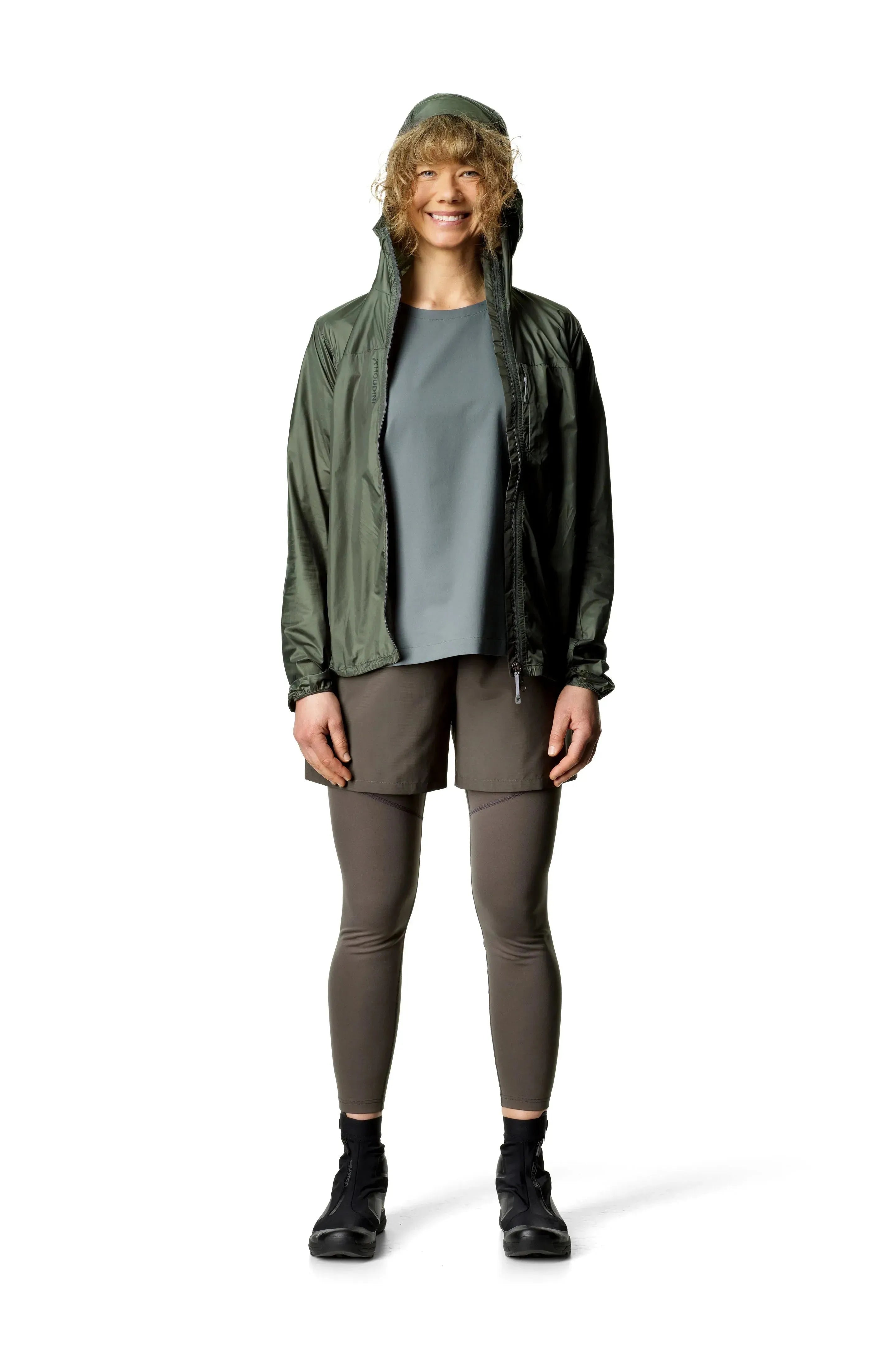 W's Come Along Jacket | Color: baremark green | Size: XL Refurbished - Houdini Sportswear refurbished available on Cerqular