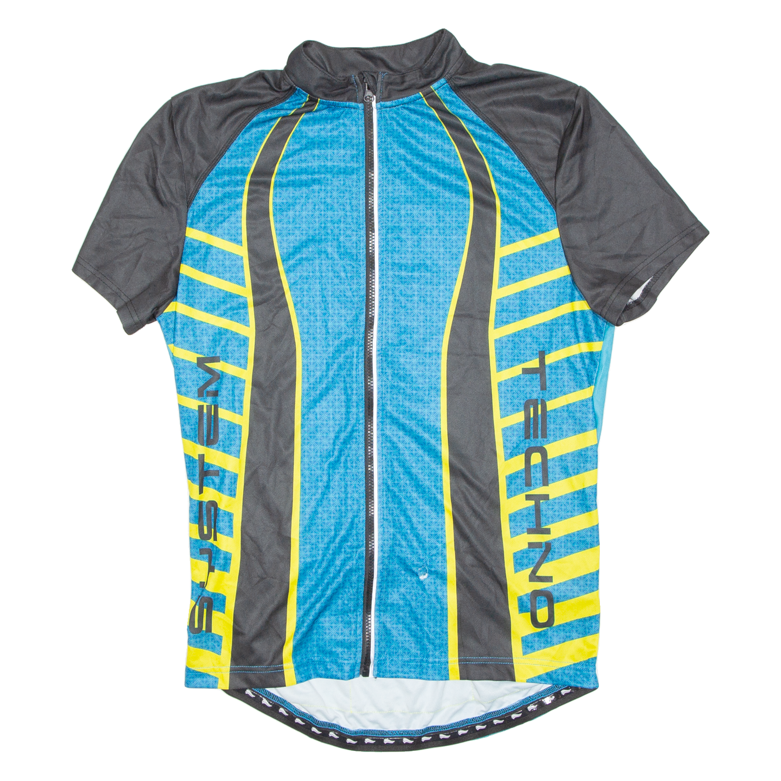Cycling Mens Jersey Blue Full Zip L Refurbished - N/A refurbished available on Cerqular