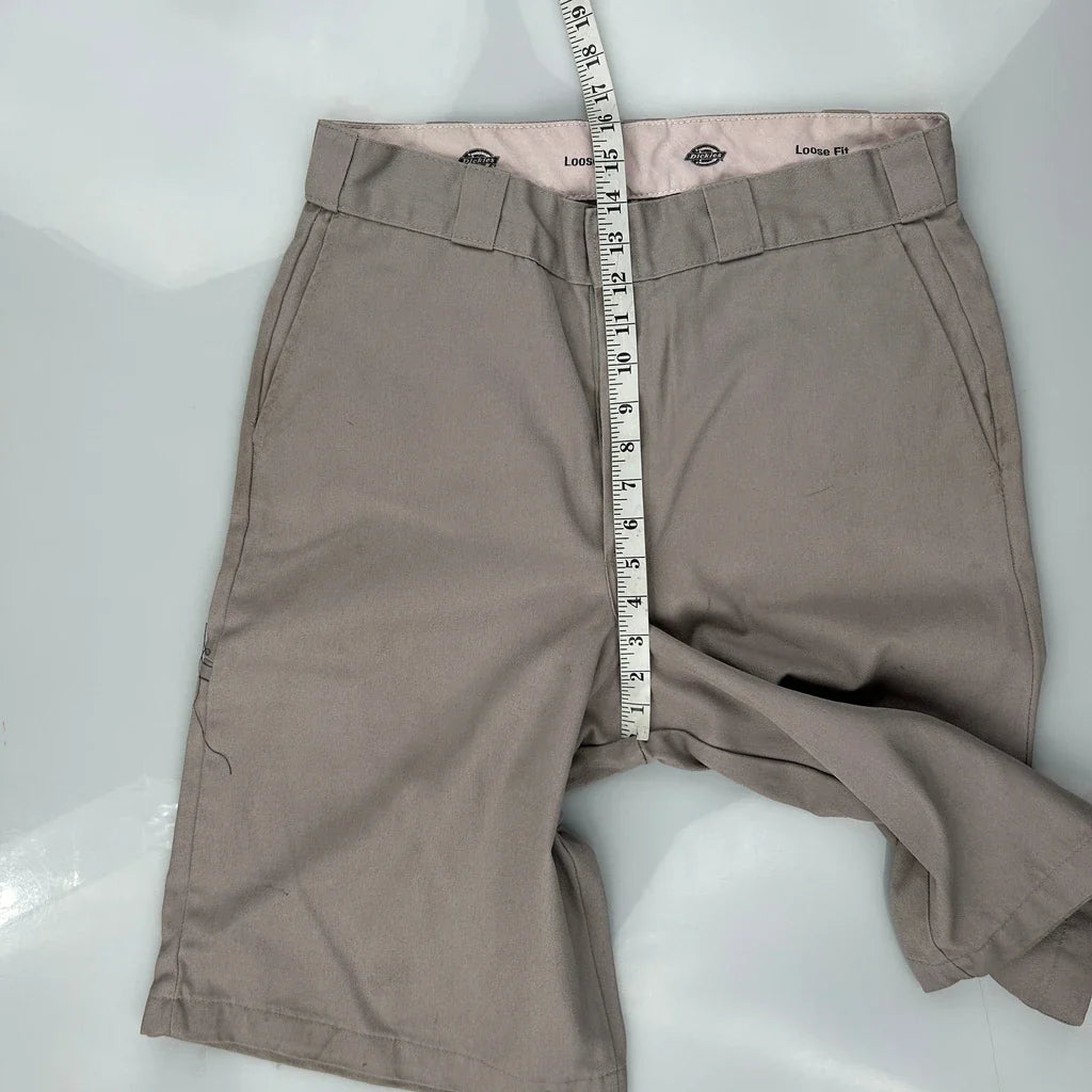 Buy Dickies Chino Shorts - 32W 10L Khaki Cotton Blend Refurbished - $36.17 Dickies Chino Shorts - 32W 10L Khaki Cotton Blend Refurbished - Thrifted (note: this is a term often used to describe second- refurbished available on Cerqular