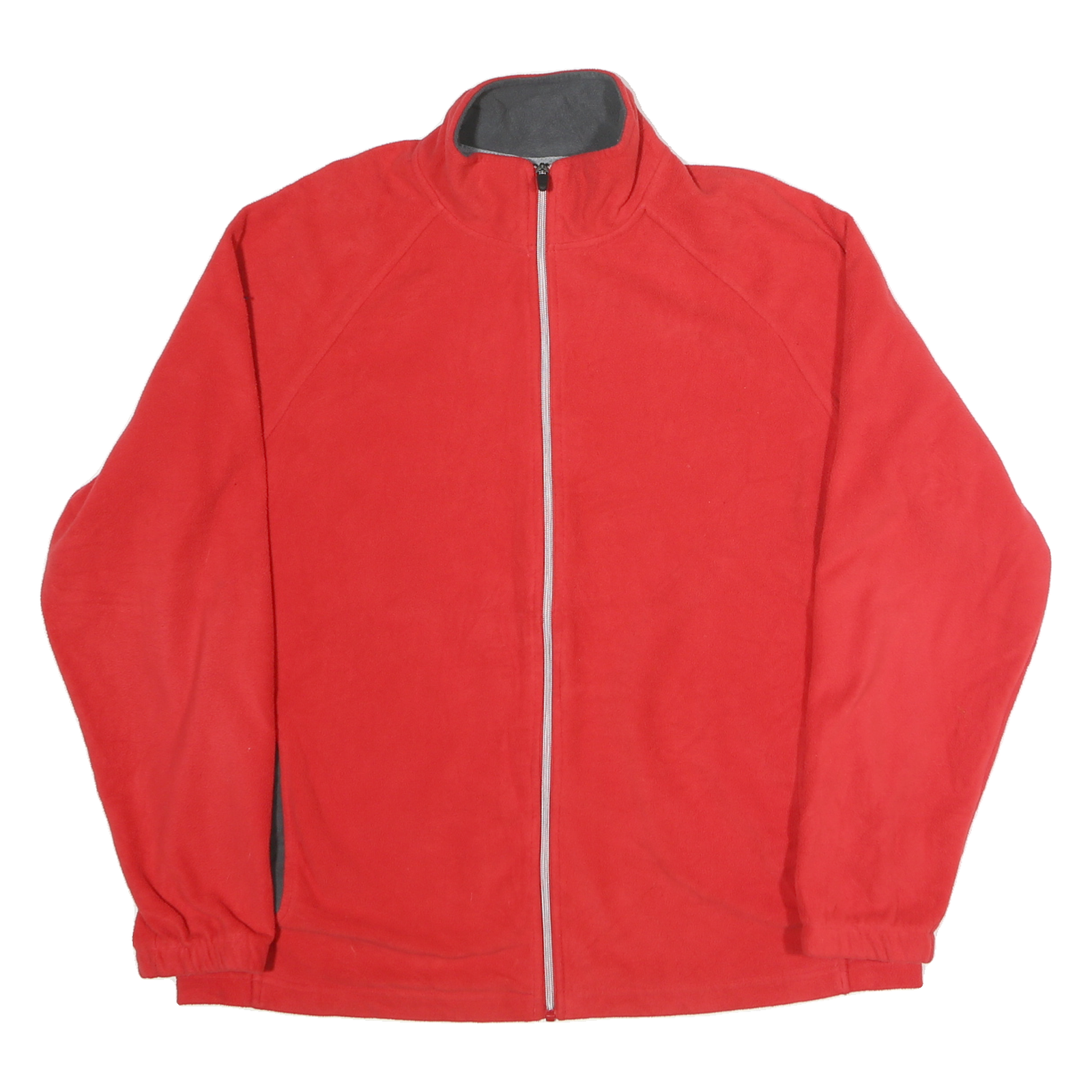 STARTER Mens Red Jacket L Polyester Plain Zip Casual Lightweight Sportswear Refurbished - N/A refurbished available on Cerqular