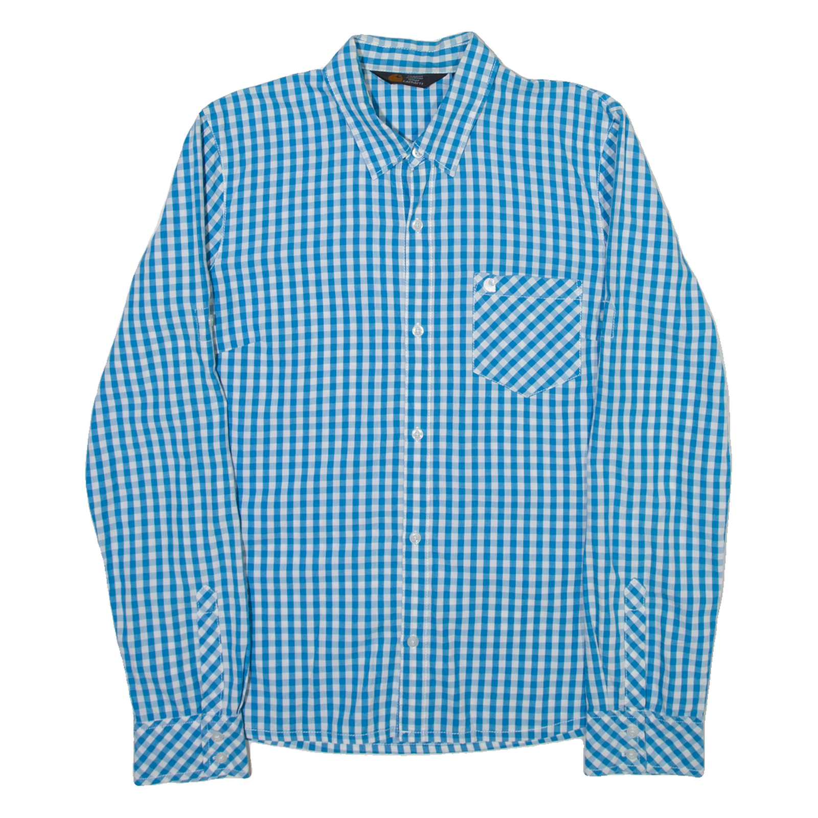 Buy CARHARTT Mens Shirt Blue Gingham Long Sleeve M Refurbished - $51.99 CARHARTT Mens Shirt Blue Gingham Long Sleeve M Refurbished - N/A refurbished available on Cerqular