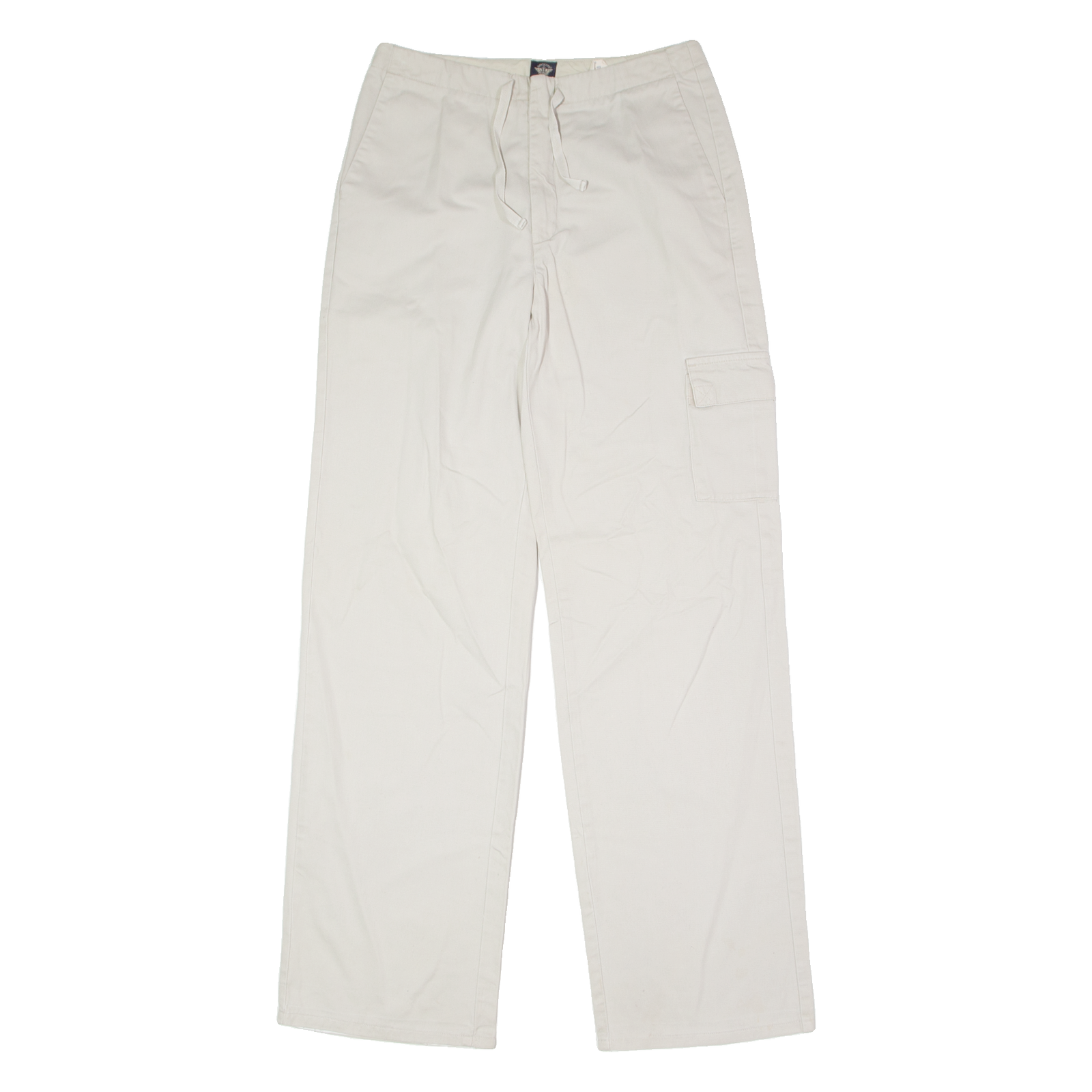 DOCKERS Cargo Khakis Womens Twill Trousers Grey Regular Wide-Leg W30 L32 Refurbished - N/A refurbished available on Cerqular