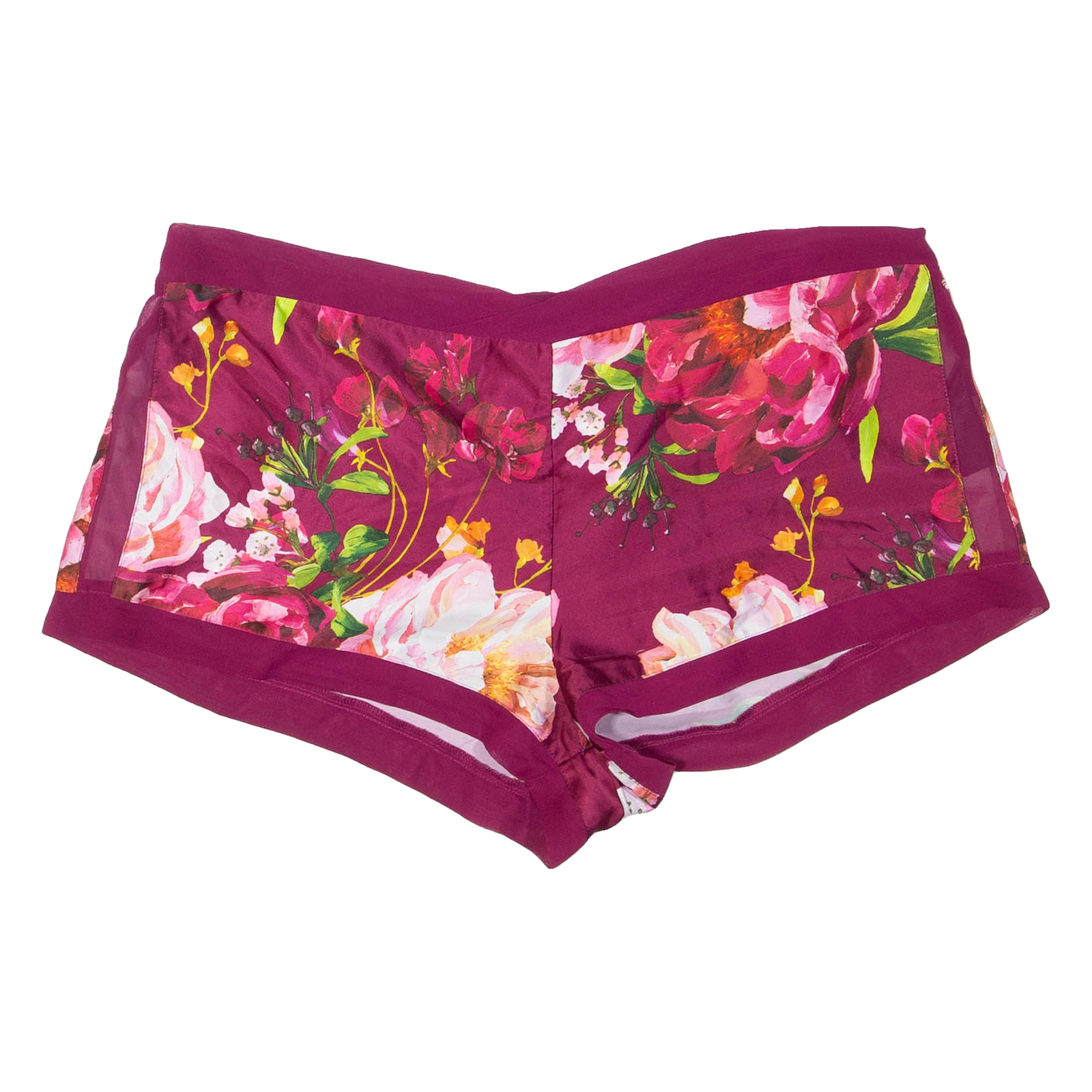 TED BAKER Womens Casual Shorts Purple Floral XL W38 Refurbished - N/A refurbished available on Cerqular