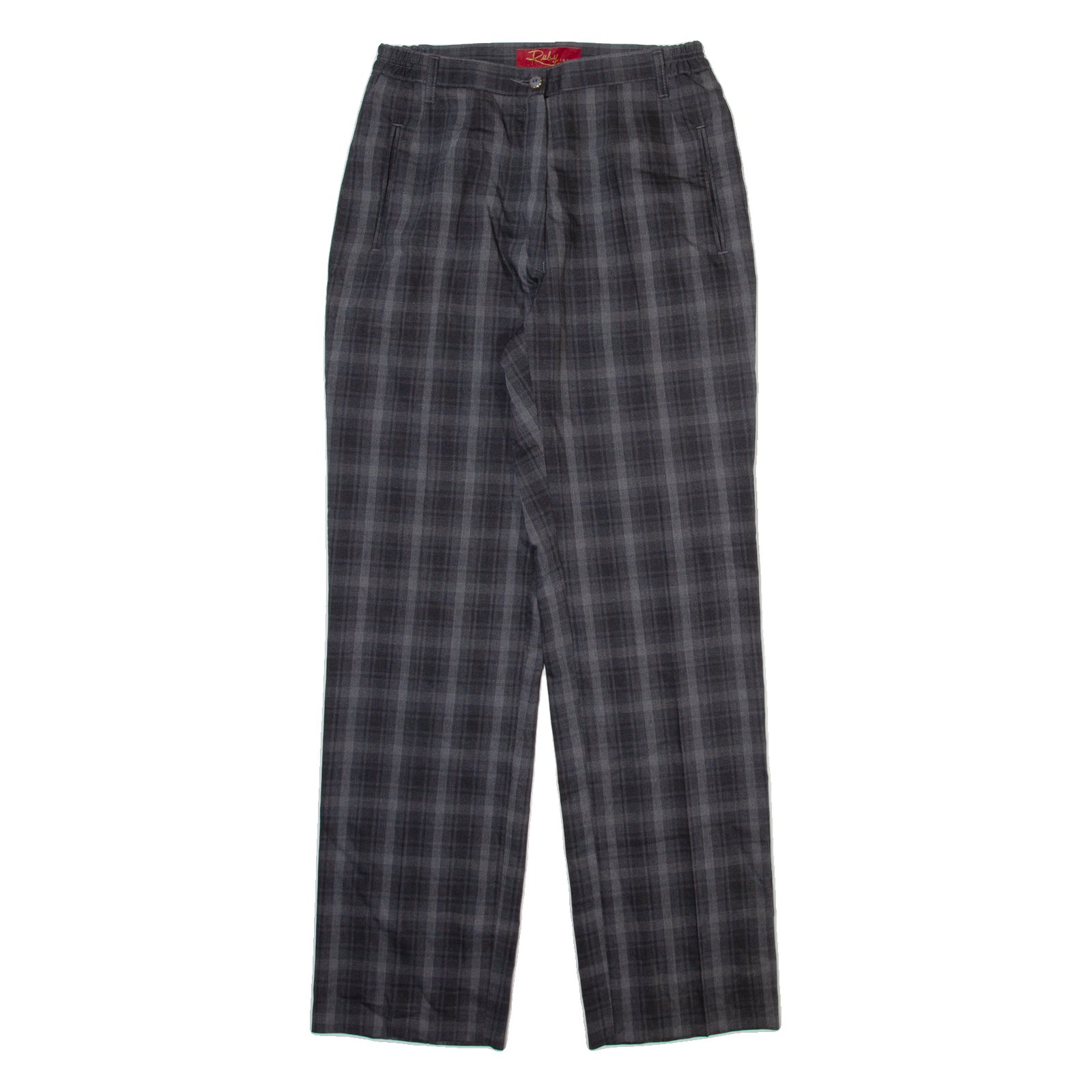 RUBY Mens Trousers Grey Regular Straight Wool W26 L30 Refurbished - N/A refurbished available on Cerqular
