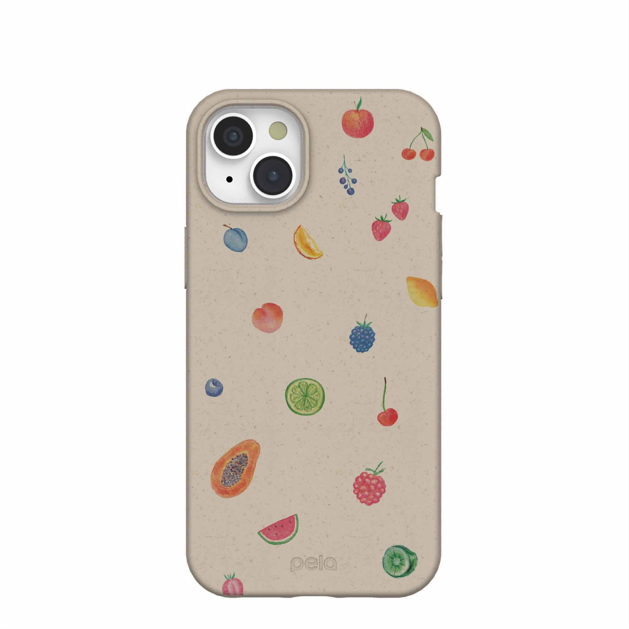 London Fog Lil Fruity iPhone 15 Plus Case Refurbished - Pela Case refurbished available on Cerqular