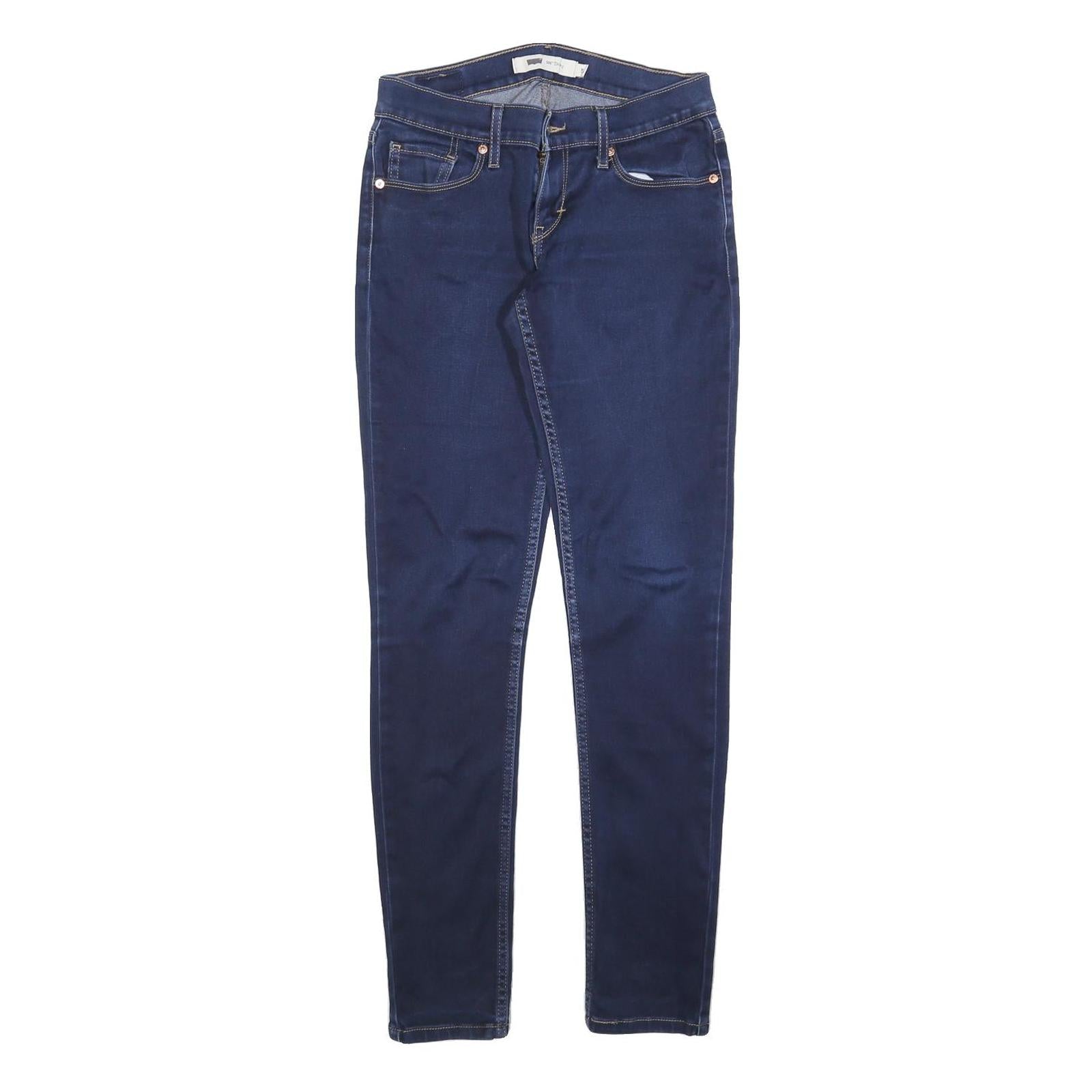 LEVI'S 524 Womens Jeans Blue Slim Skinny Denim Medium W27 L32 Stylish Zip Refurbished - N/A refurbished available on Cerqular