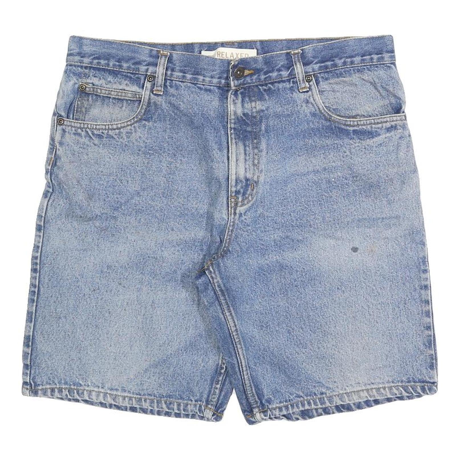 Buy FADED GLORY Mens Denim Blue Relaxed Fit Shorts L W36 Classic Cotton Blend Casual Refurbished - $15.59 FADED GLORY Mens Denim Blue Relaxed Fit Shorts L W36 Classic Cotton Blend Casual Refurbished - N/A refurbished available on Cerqular
