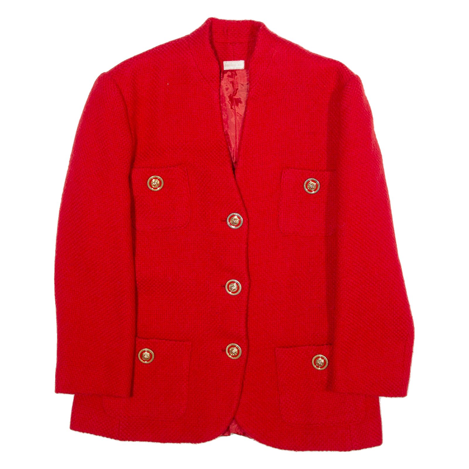 ROMA Womens Blazer Coat Red S Refurbished - N/A refurbished available on Cerqular