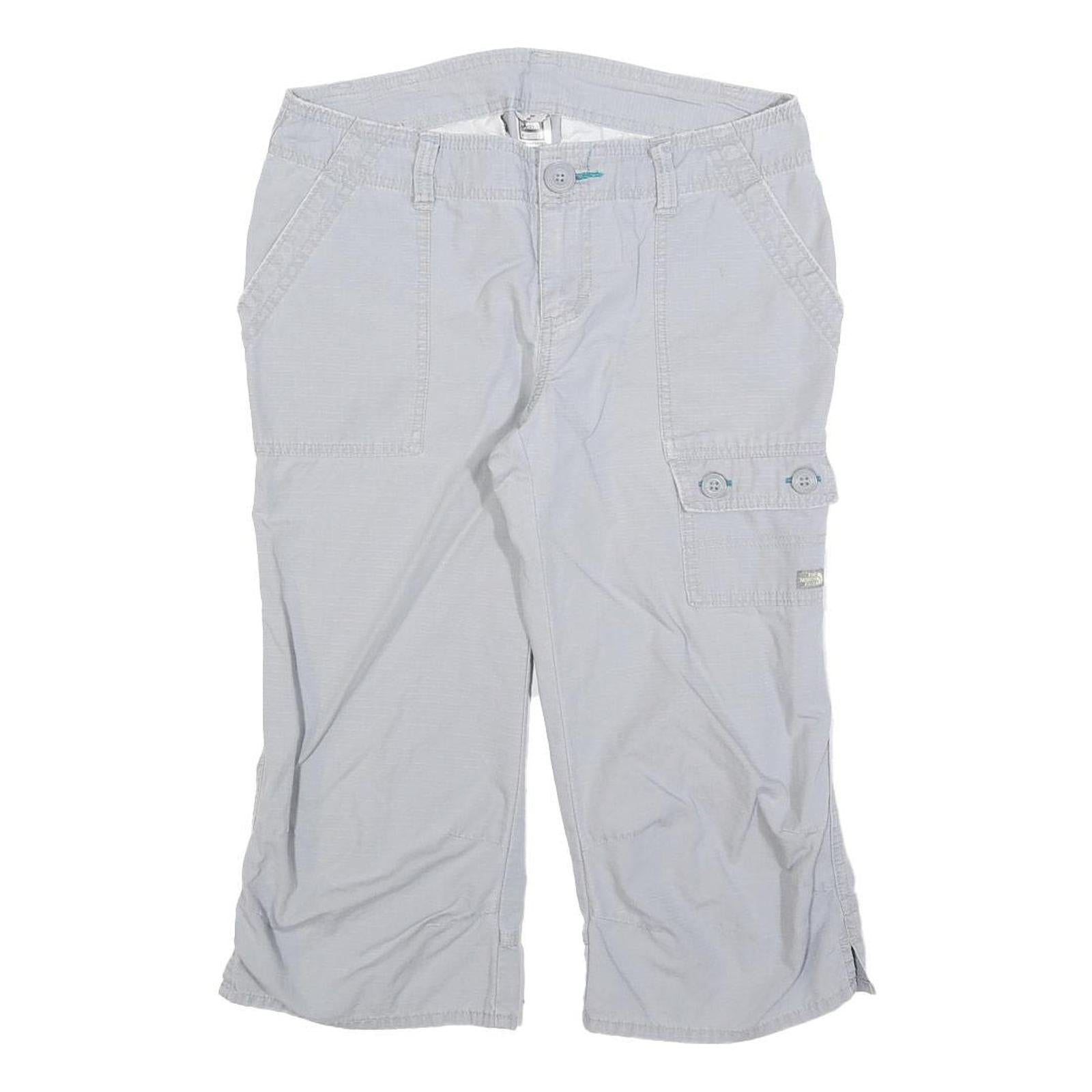 THE NORTH FACE Womens Shorts White Casual Cotton Blend M W30 Button Pockets Refurbished - N/A refurbished available on Cerqular