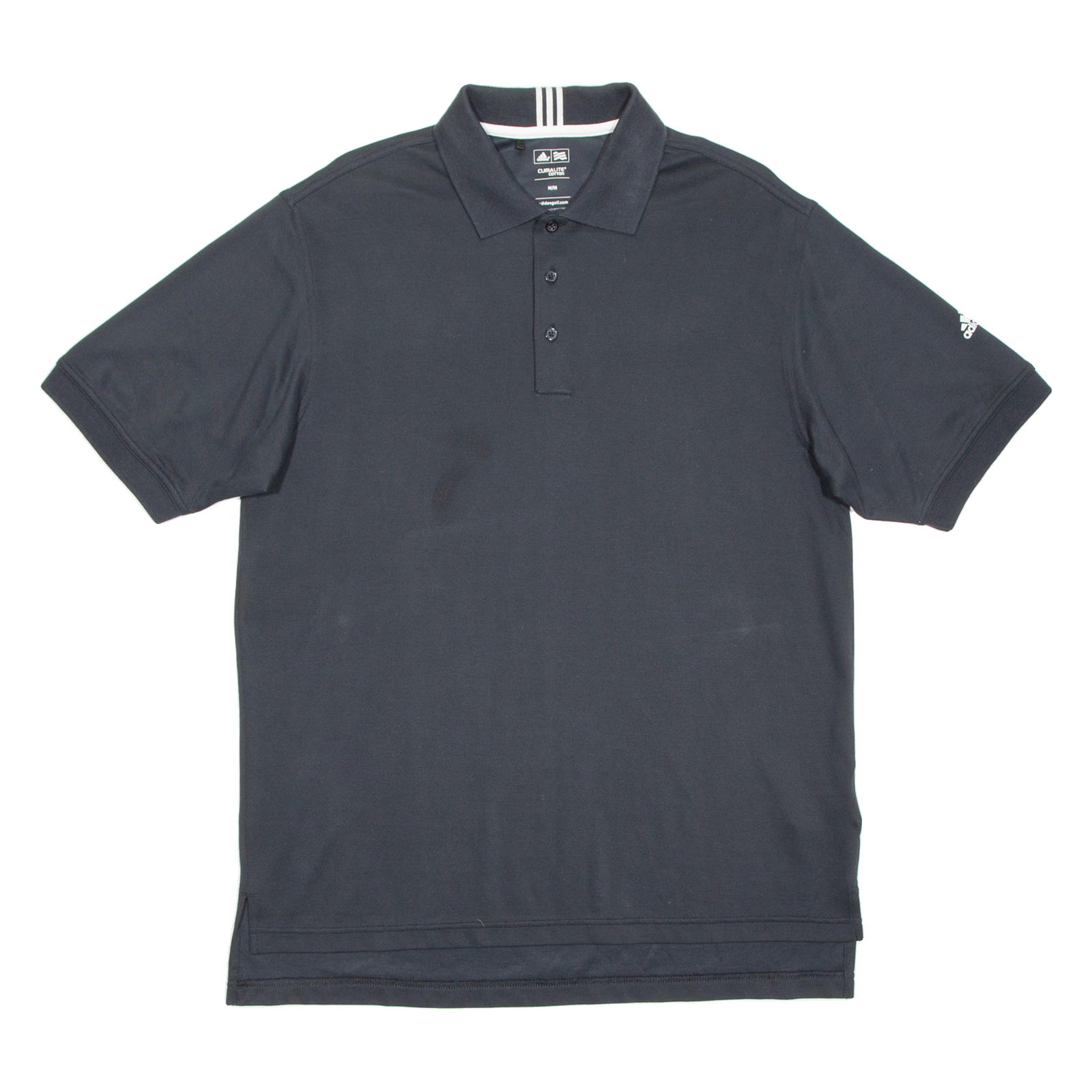 ADIDAS Relaxed Fit Mens Polo Shirt Black M Refurbished - N/A refurbished available on Cerqular