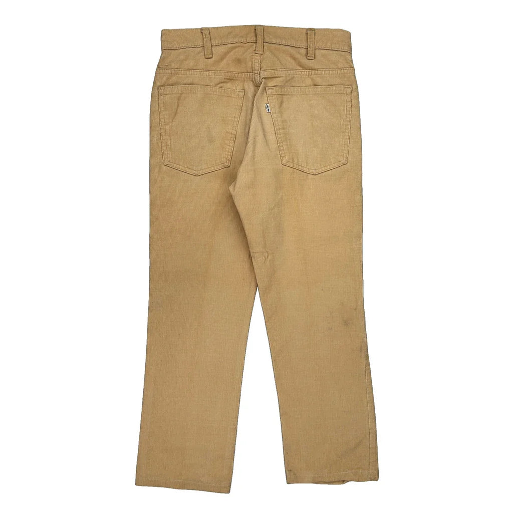 Levis Cord Trousers - 30″ Waist Beige Corduroy Refurbished - Thrifted (note: this is a term often used to describe second- refurbished available on Cerqular