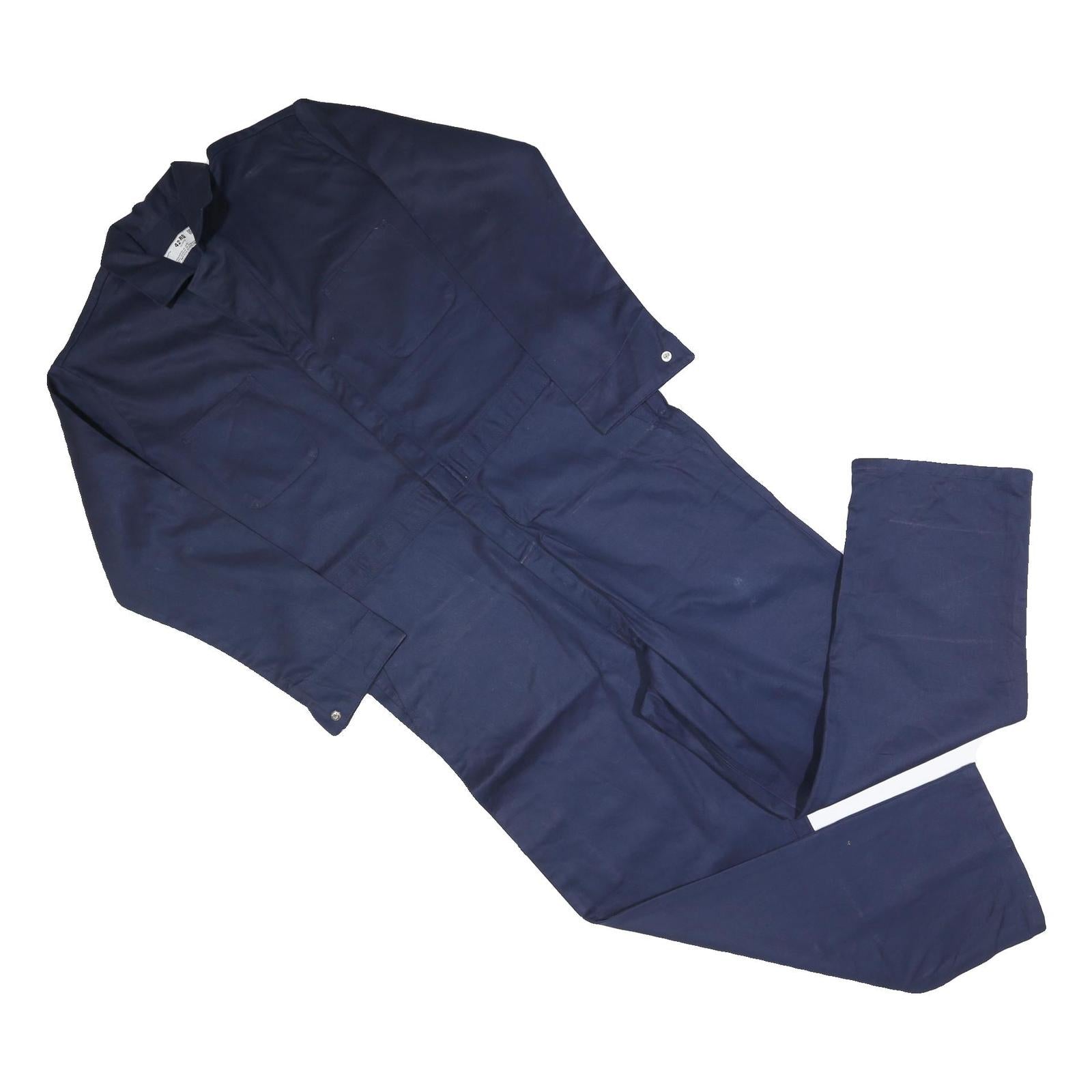 OFFICAL WORKWEAR Mens Navy Blue Cotton Blend Dungarees L W40 L30 Workwear Refurbished - N/A refurbished available on Cerqular