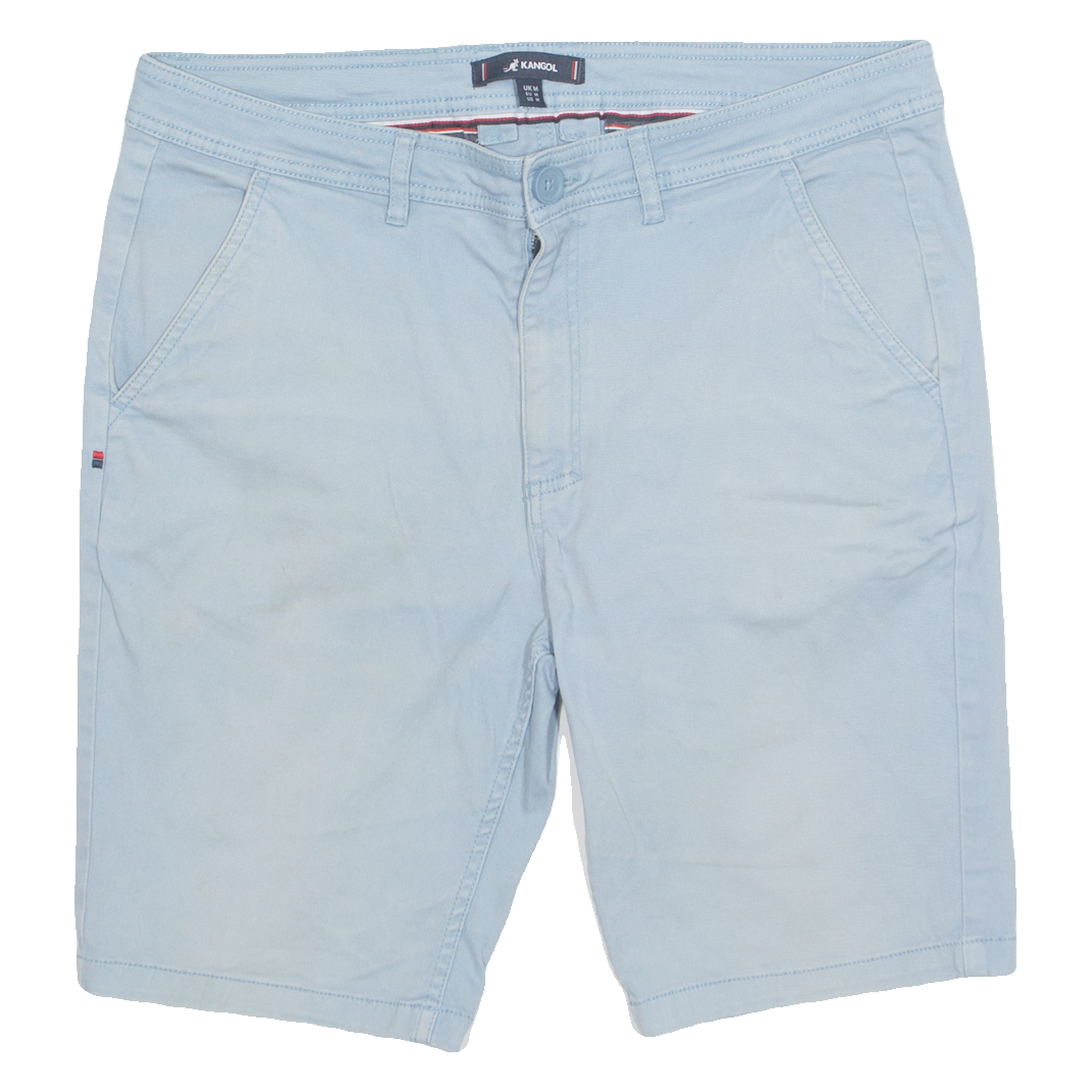 KANGOL Mens Chino Shorts Blue M W34 Refurbished - N/A refurbished available on Cerqular