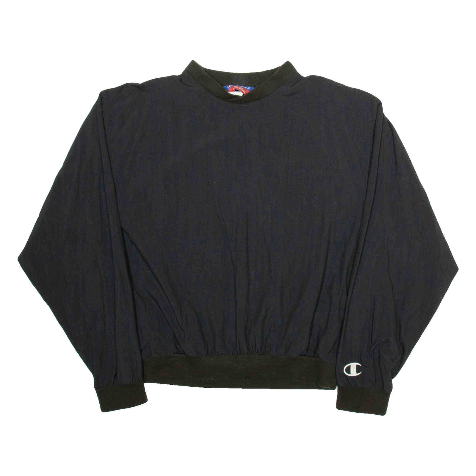 CHAMPION Mens Sweatshirt Black V-Neck L Refurbished - N/A refurbished available on Cerqular