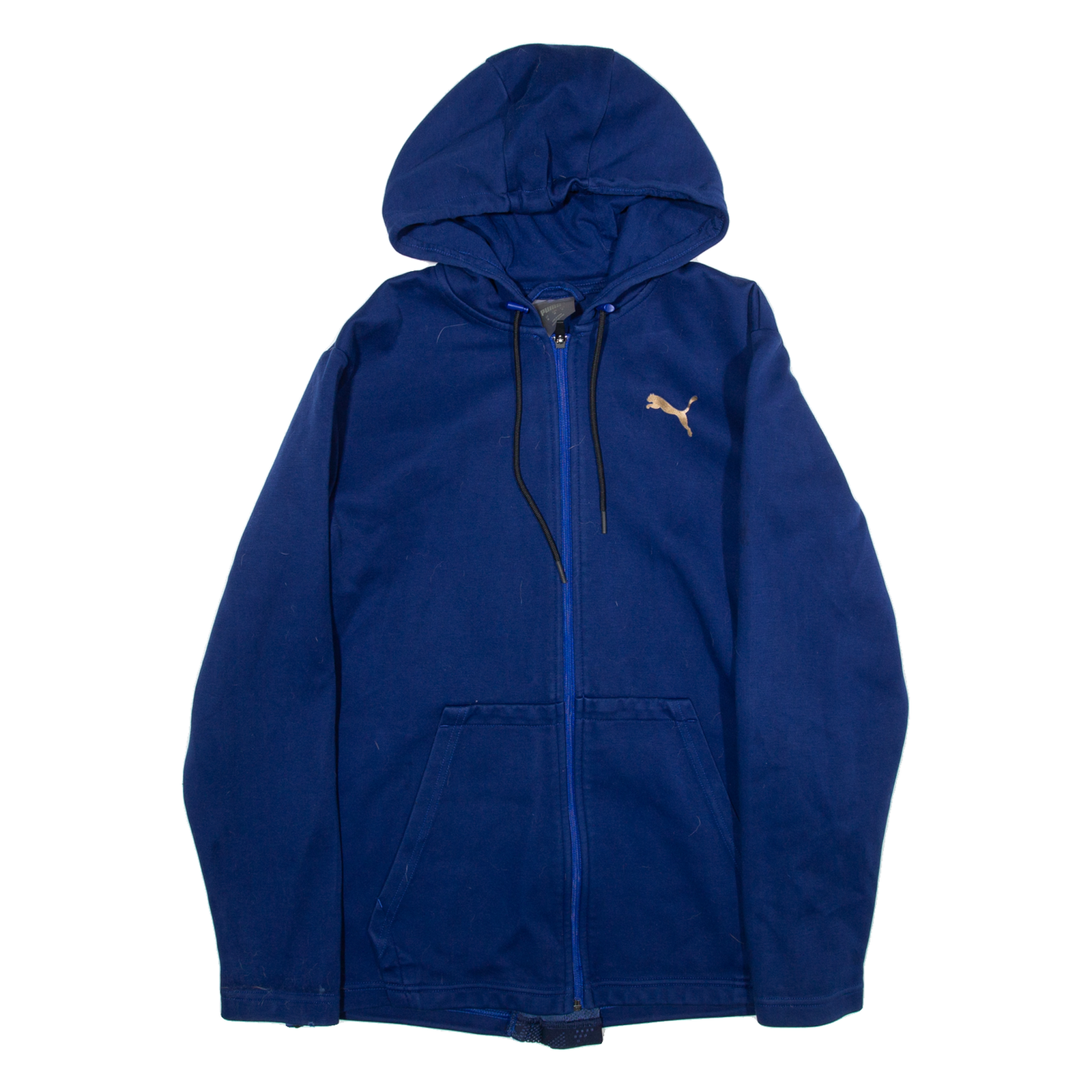 PUMA Womens Blue Hoodie Full Zip M Refurbished - N/A refurbished available on Cerqular