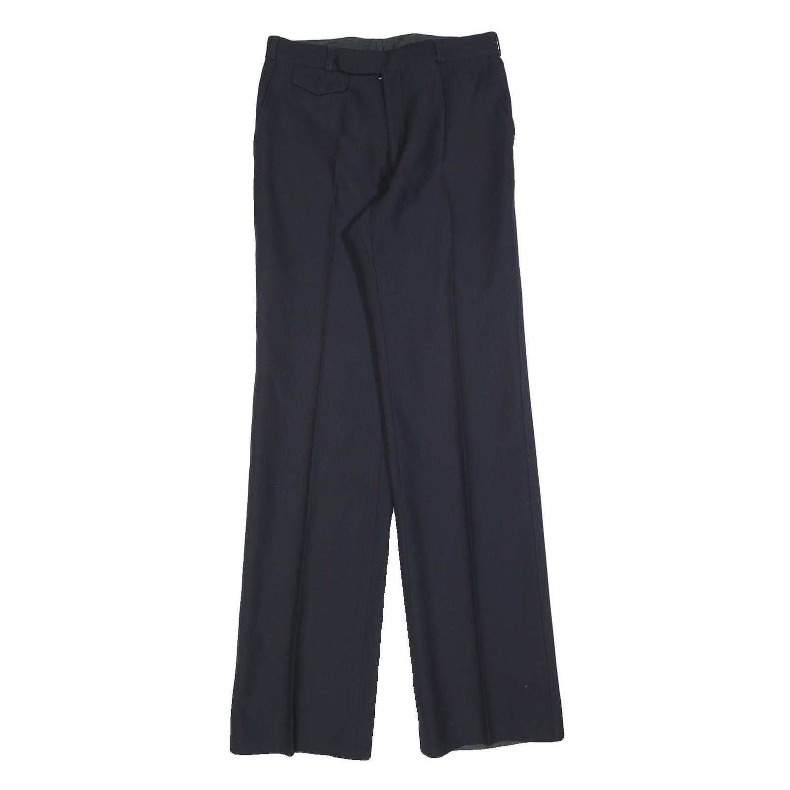 Womens Wool Blend Black Regular Straight Trousers W28 L32 Formal Workwear Refurbished - N/A refurbished available on Cerqular