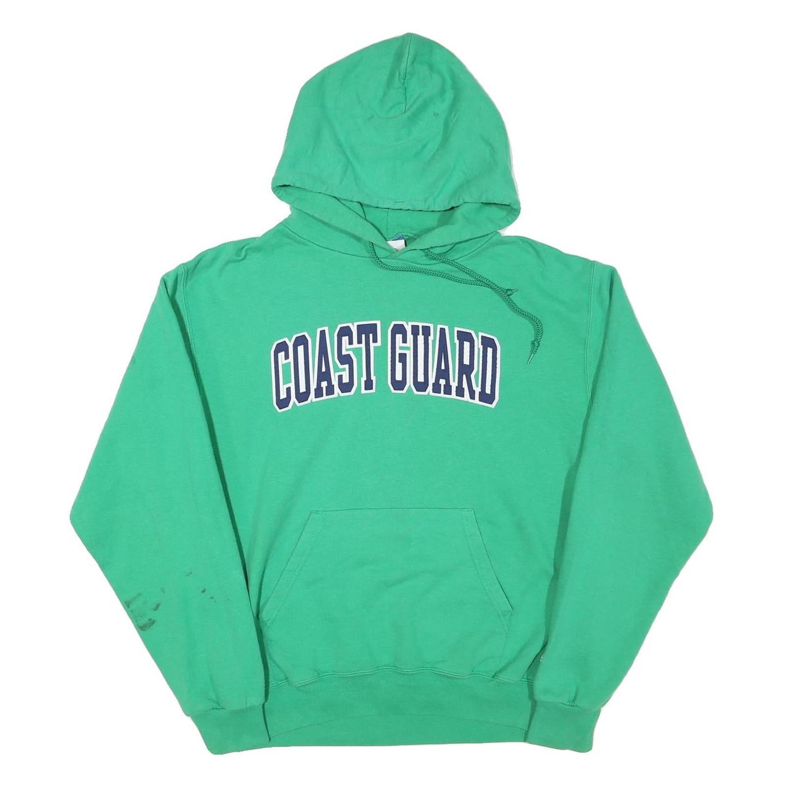 CHAMPION Mens Green Coast Guard Pullover Hoodie M Refurbished - N/A refurbished available on Cerqular
