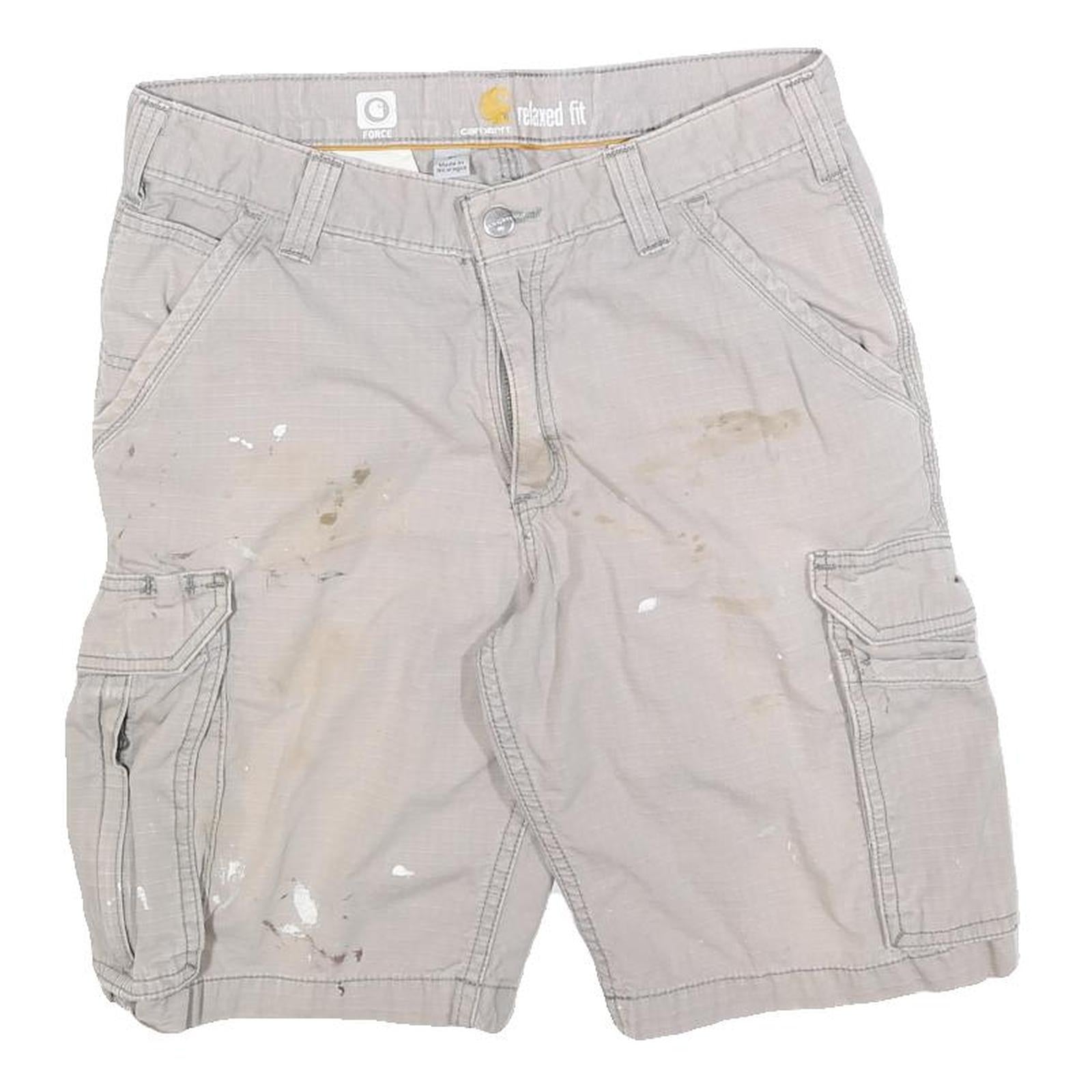 Buy CARHARTT Mens Shorts Beige Cargo M W31 Relaxed Fit Cotton Blend Refurbished - $29.89 CARHARTT Mens Shorts Beige Cargo M W31 Relaxed Fit Cotton Blend Refurbished - N/A refurbished available on Cerqular