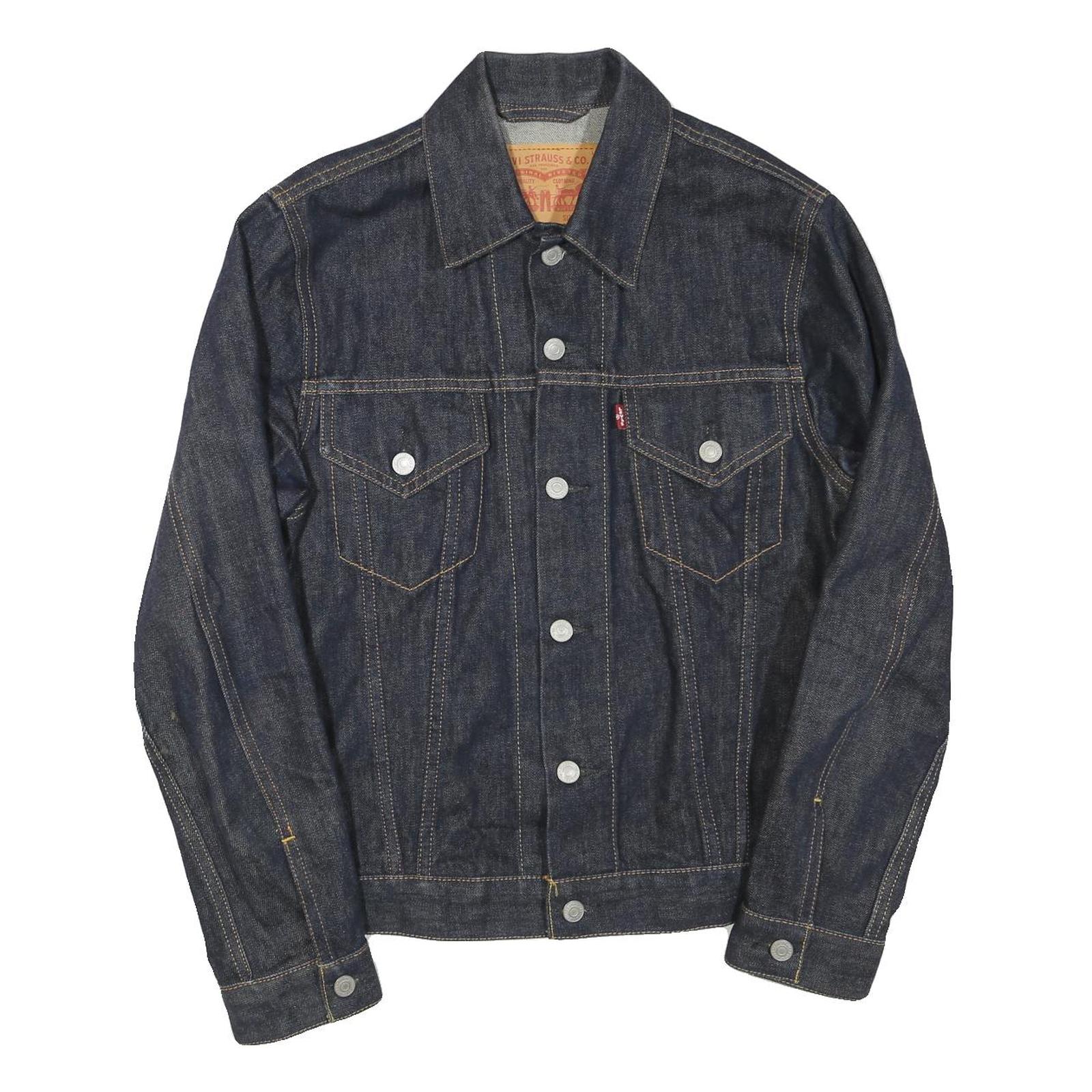 LEVI'S Womens Blue Denim Jacket S Cotton Blend Classic Button Closure Refurbished - N/A refurbished available on Cerqular