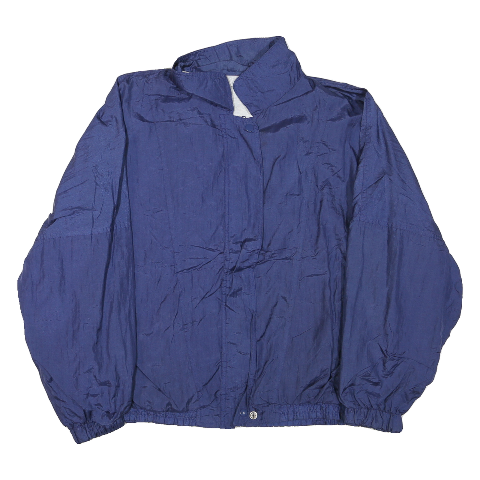 BLAIR Mens Blue XL Polyester Blend Jacket Plain Zip Casual Lightweight Refurbished - N/A refurbished available on Cerqular