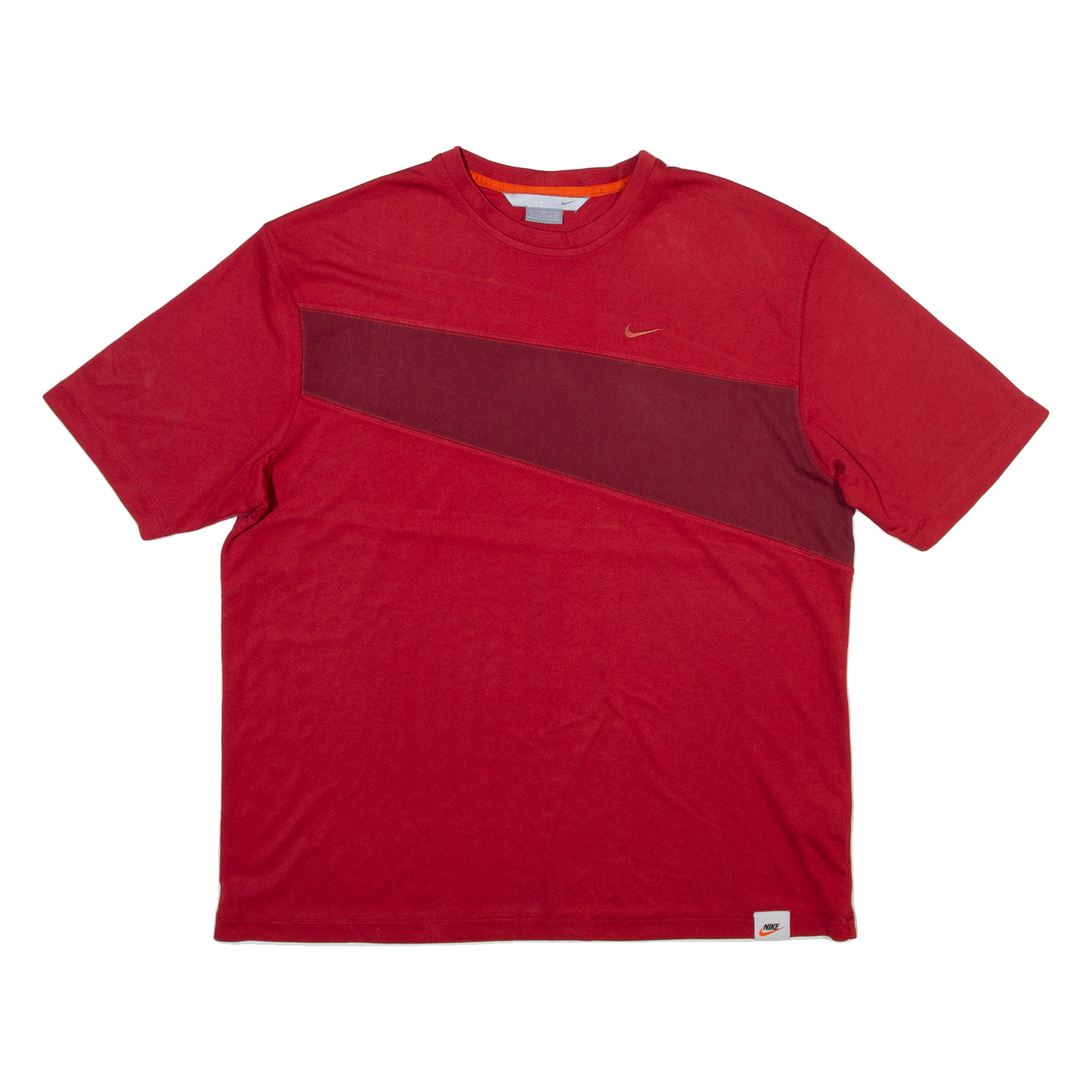 NIKE Mens T-Shirt Red L Refurbished - N/A refurbished available on Cerqular