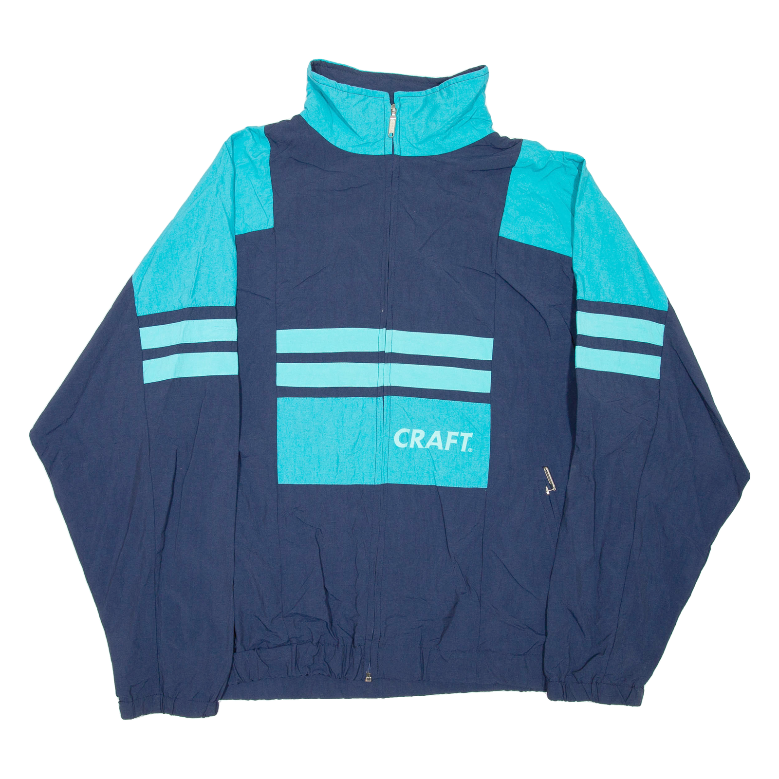 CRAFT Mens Shell Jacket Blue Colourblock XL Refurbished - N/A refurbished available on Cerqular