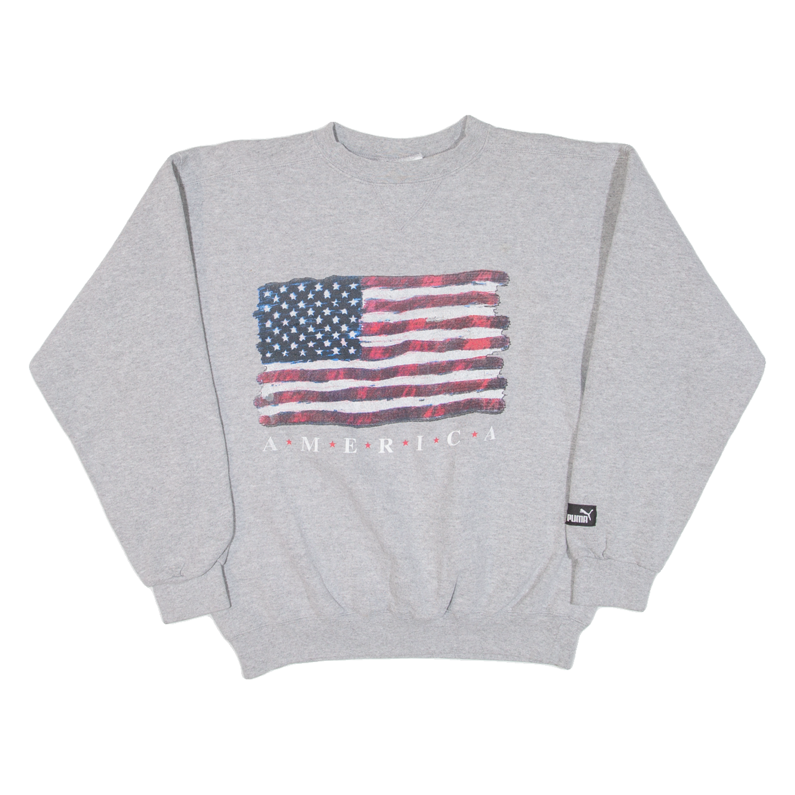 PUMA America Womens Sweatshirt Grey USA M Refurbished - N/A refurbished available on Cerqular