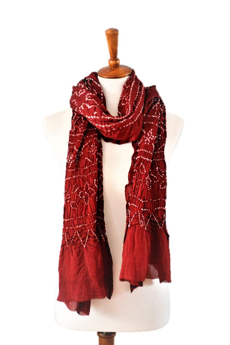 OMSutra Tie-dye designer fashion Silk Scarves | Color: OMBRE-2 Refurbished - N/A refurbished available on Cerqular