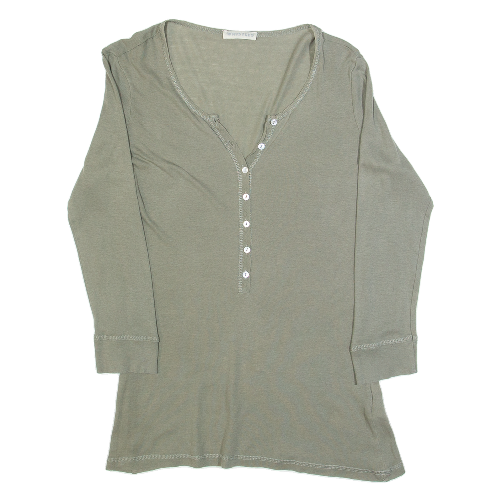 Buy WHISTLES Womens Top Green V-Neck 3/4 Sleeve UK 10 Refurbished - $23.39 WHISTLES Womens Top Green V-Neck 3/4 Sleeve UK 10 Refurbished - N/A refurbished available on Cerqular