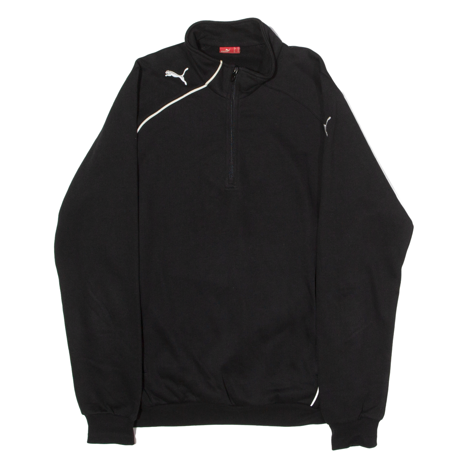 PUMA Mens Pullover Jacket Black M Refurbished - N/A refurbished available on Cerqular