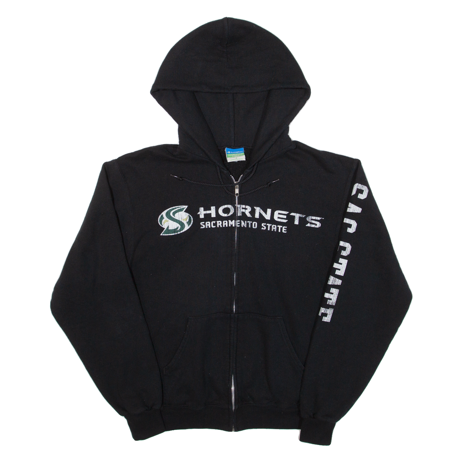 CHAMPION Hornets Mens Black Hoodie Full Zip USA S Refurbished - N/A refurbished available on Cerqular