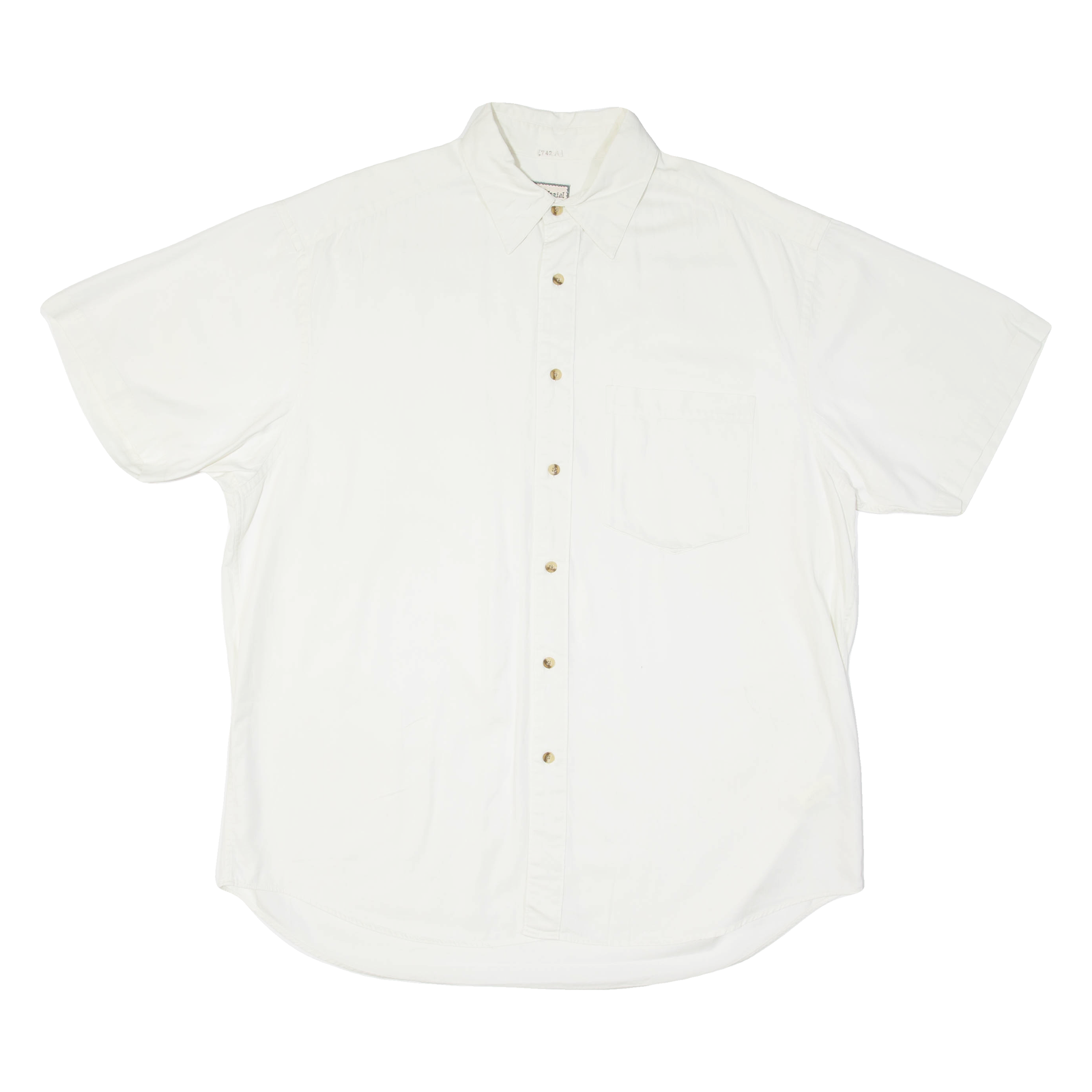 LE COLONIAL Mens Plain Shirt White XL Refurbished - N/A refurbished available on Cerqular