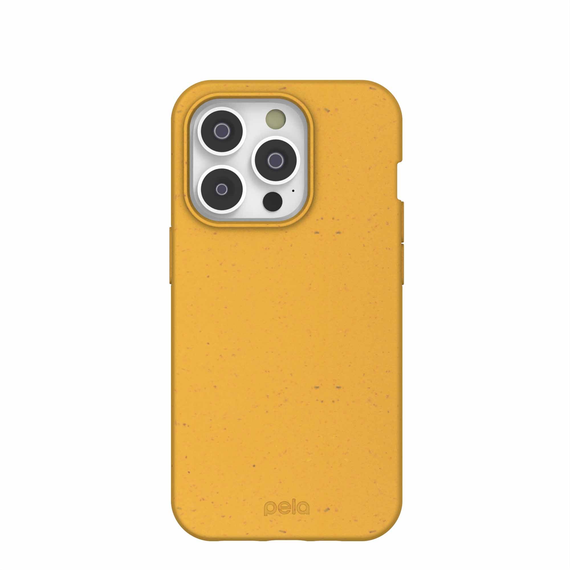 Honey iPhone 14 Pro Case Refurbished - Pela Case refurbished available on Cerqular