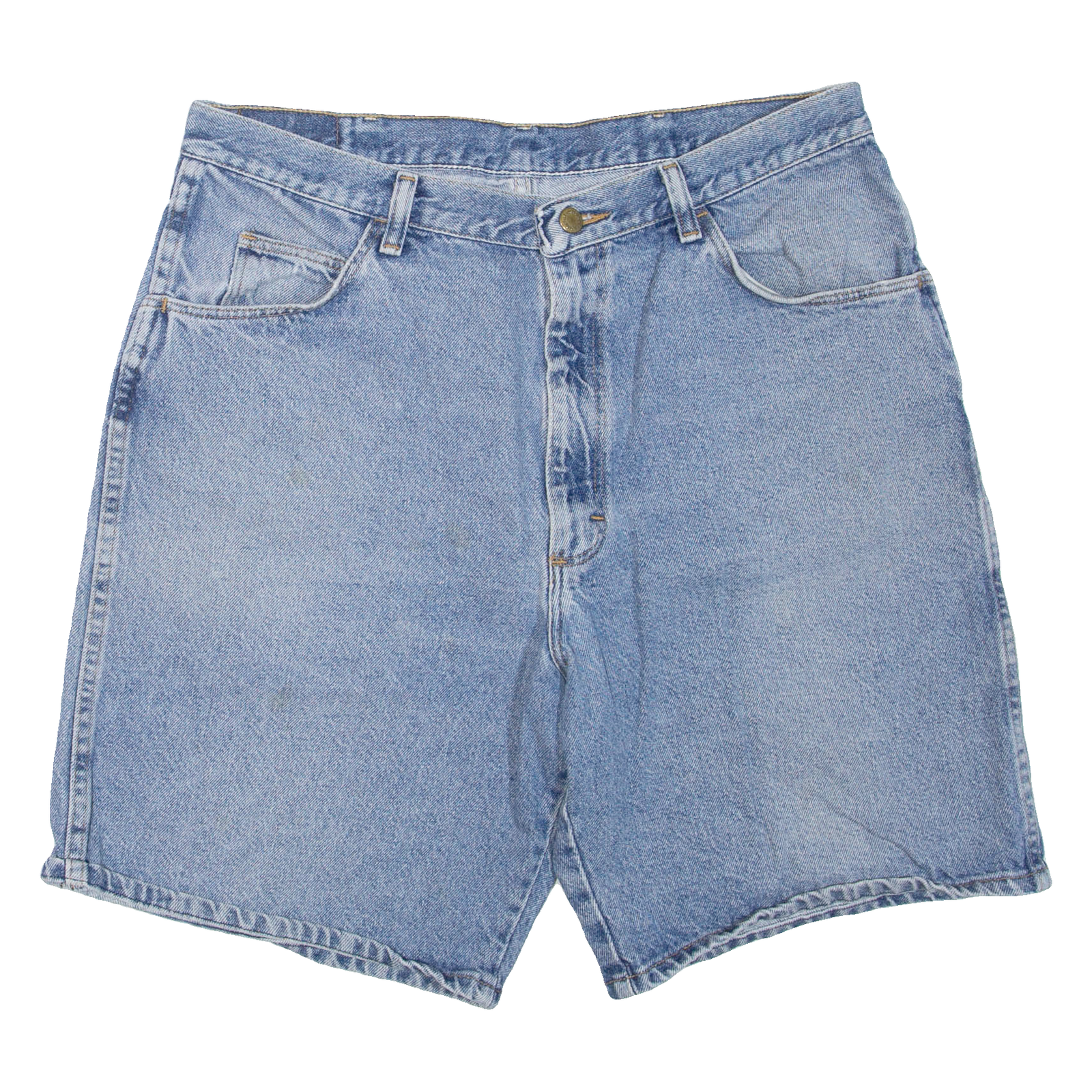 WRANGLER Mens Denim Shorts Blue L W36 Refurbished - N/A refurbished available on Cerqular