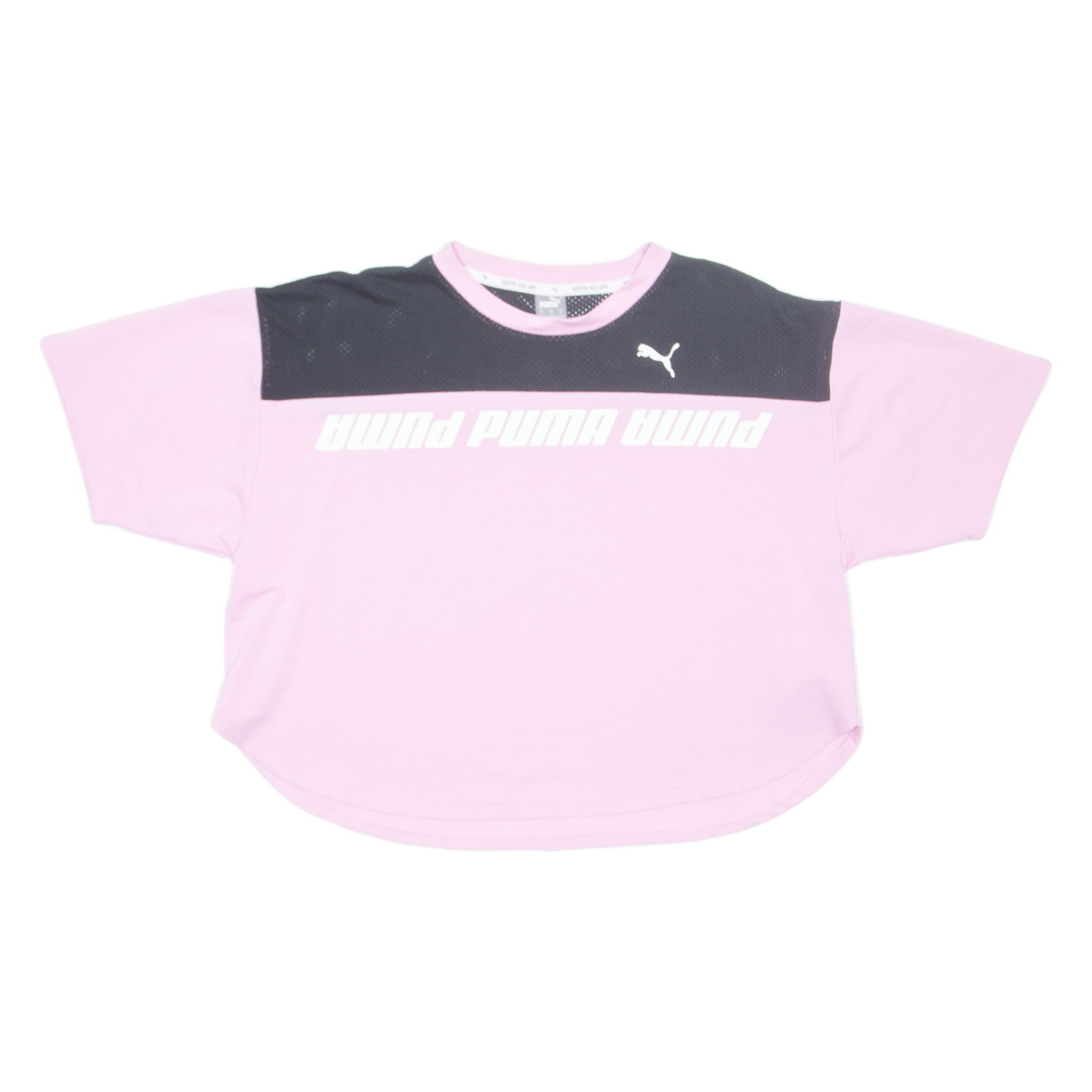 PUMA Cropped Womens T-Shirt Pink XL Refurbished - N/A refurbished available on Cerqular