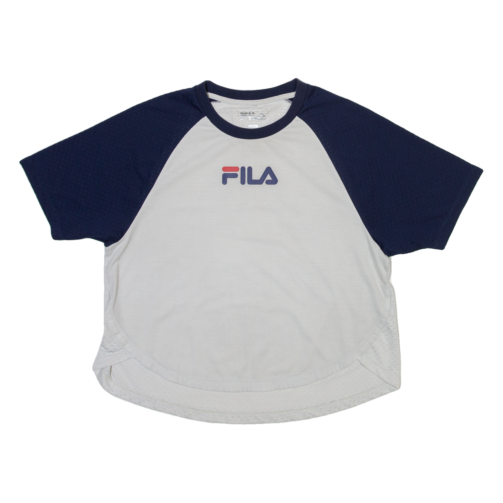 FILA Cropped Womens T-Shirt White L Refurbished - N/A refurbished available on Cerqular