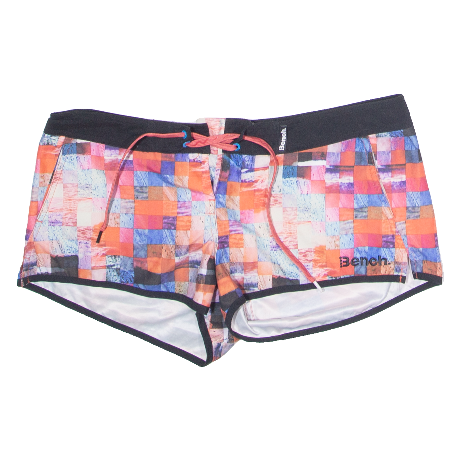 BENCH Womens Sports Shorts Pink Crazy Pattern M W36 Refurbished - N/A refurbished available on Cerqular