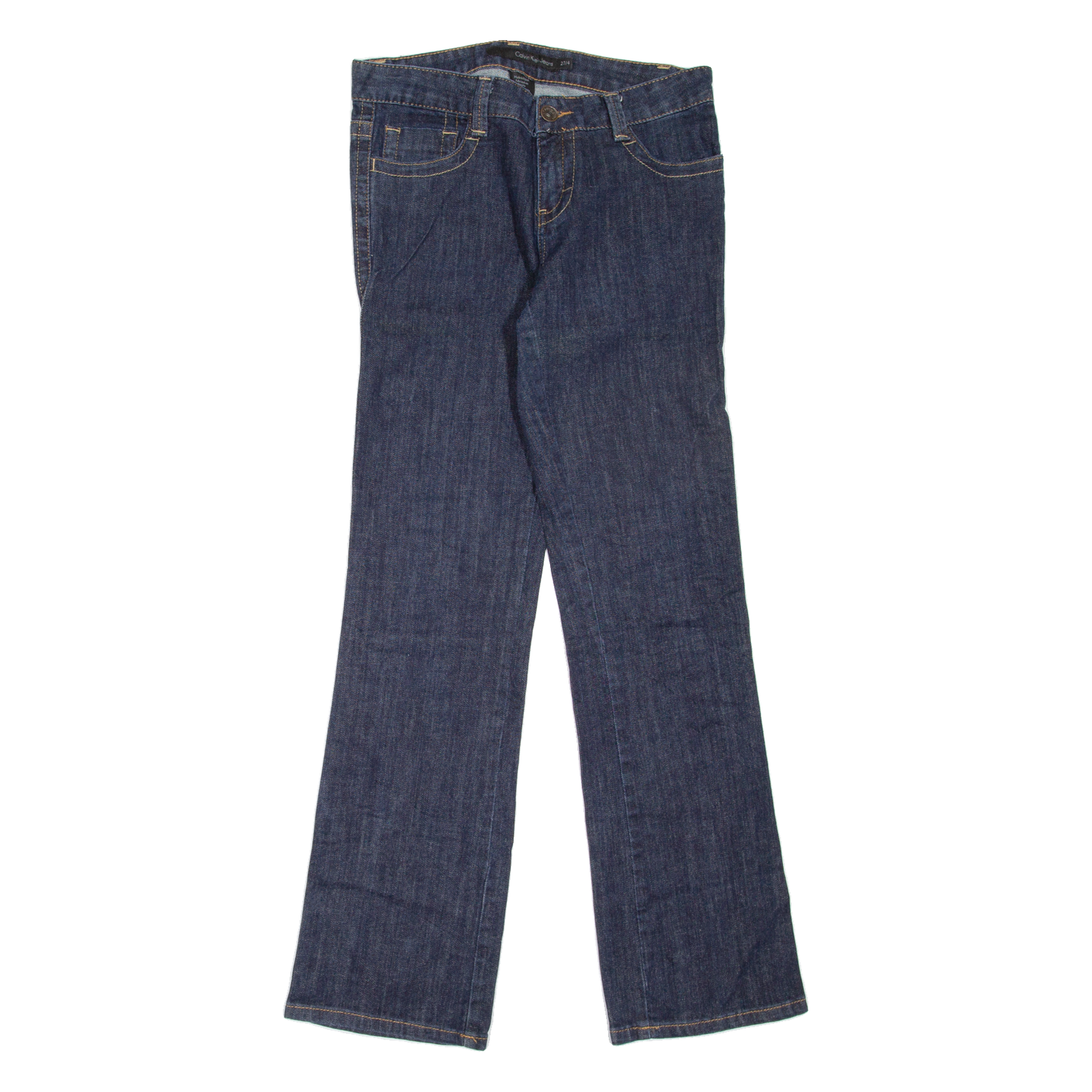 CALVIN KLEIN JEANS Womens Jeans Blue Regular Bootcut W27 L32 Refurbished - N/A refurbished available on Cerqular