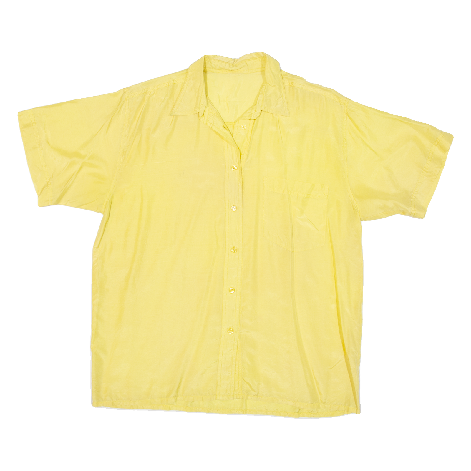 Womens Plain Shirt Yellow L Refurbished - N/A refurbished available on Cerqular