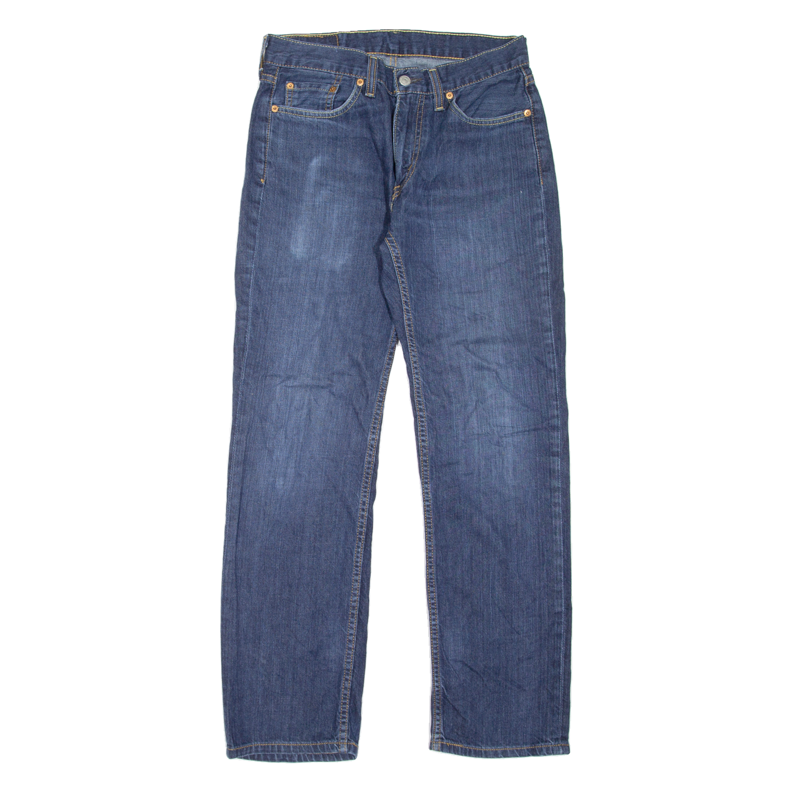 LEVI'S 514 Jeans Mens Blue Slim Straight Stone Wash W30 L30 Refurbished - N/A refurbished available on Cerqular