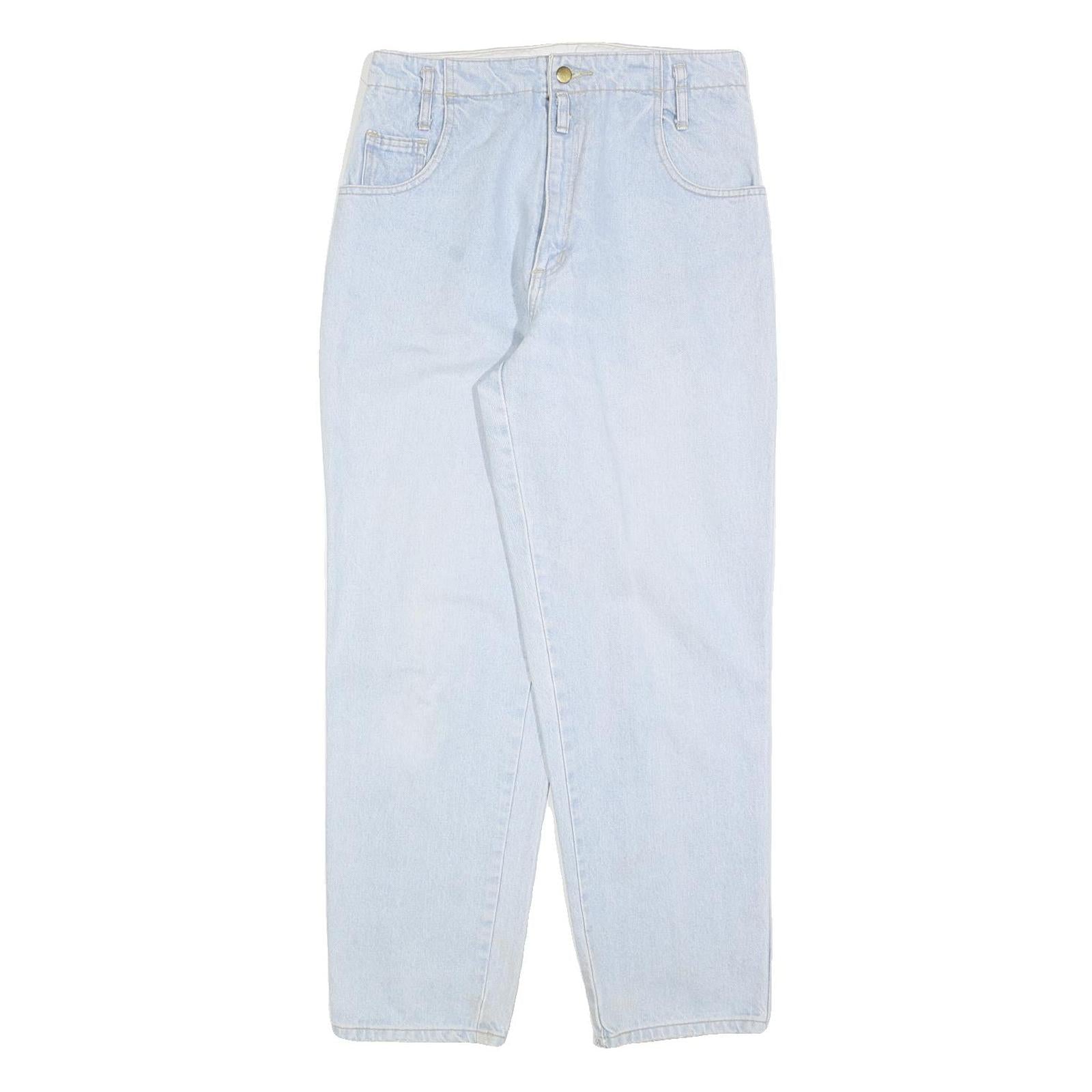 Womens Light Blue Regular Fit Straight Denim Cotton Blend Jeans W30 L28 Classic Refurbished - N/A refurbished available on Cerqular